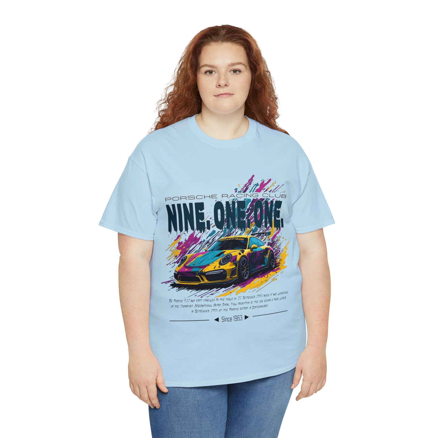 NINE ONE ONE Unisex Heavy Cotton Tee