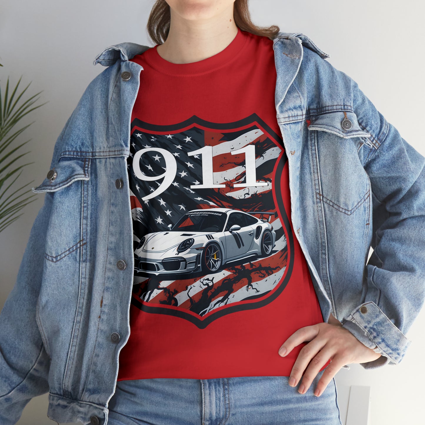 US FLAG Unisex Heavy Cotton Tee