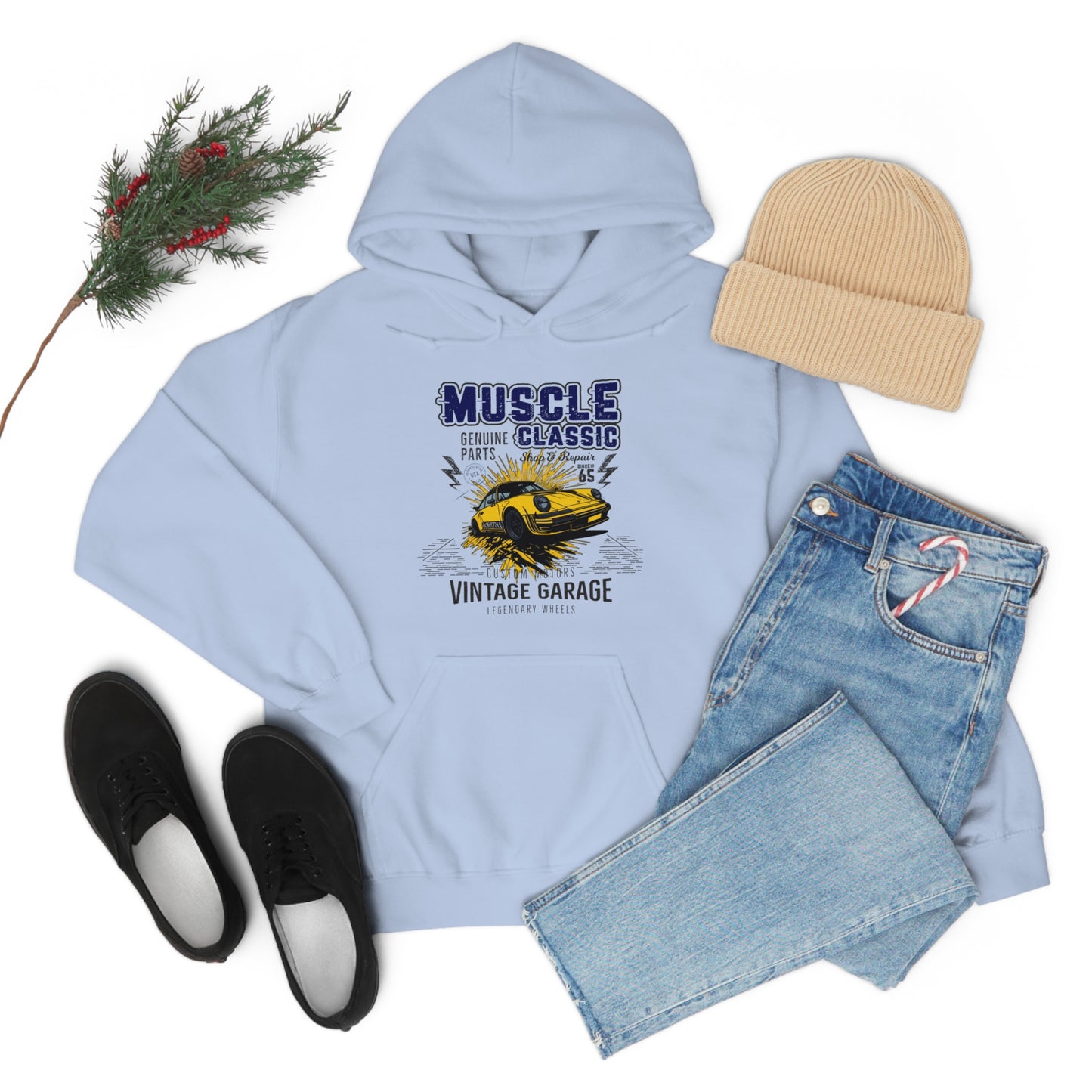 MUSCLE Unisex Heavy Blend™ Hooded Sweatshirt