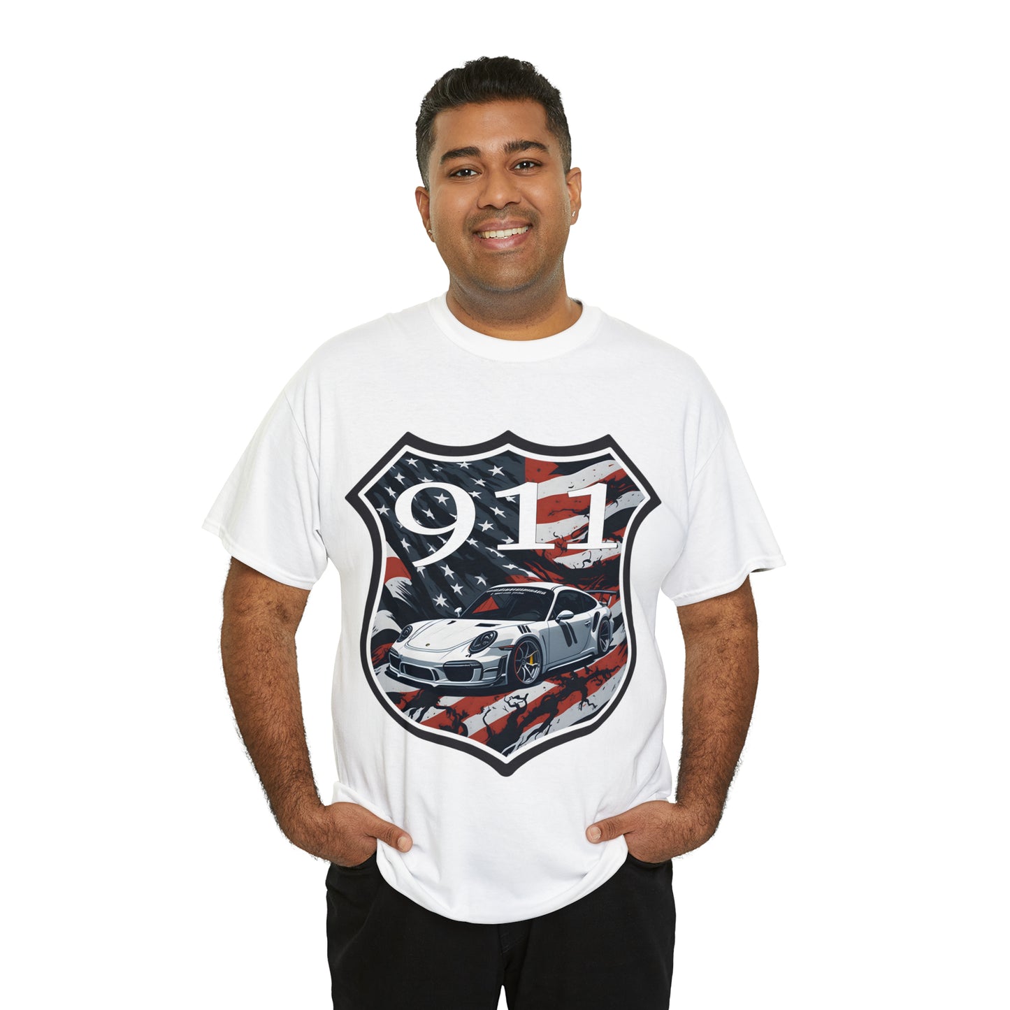 US FLAG Unisex Heavy Cotton Tee