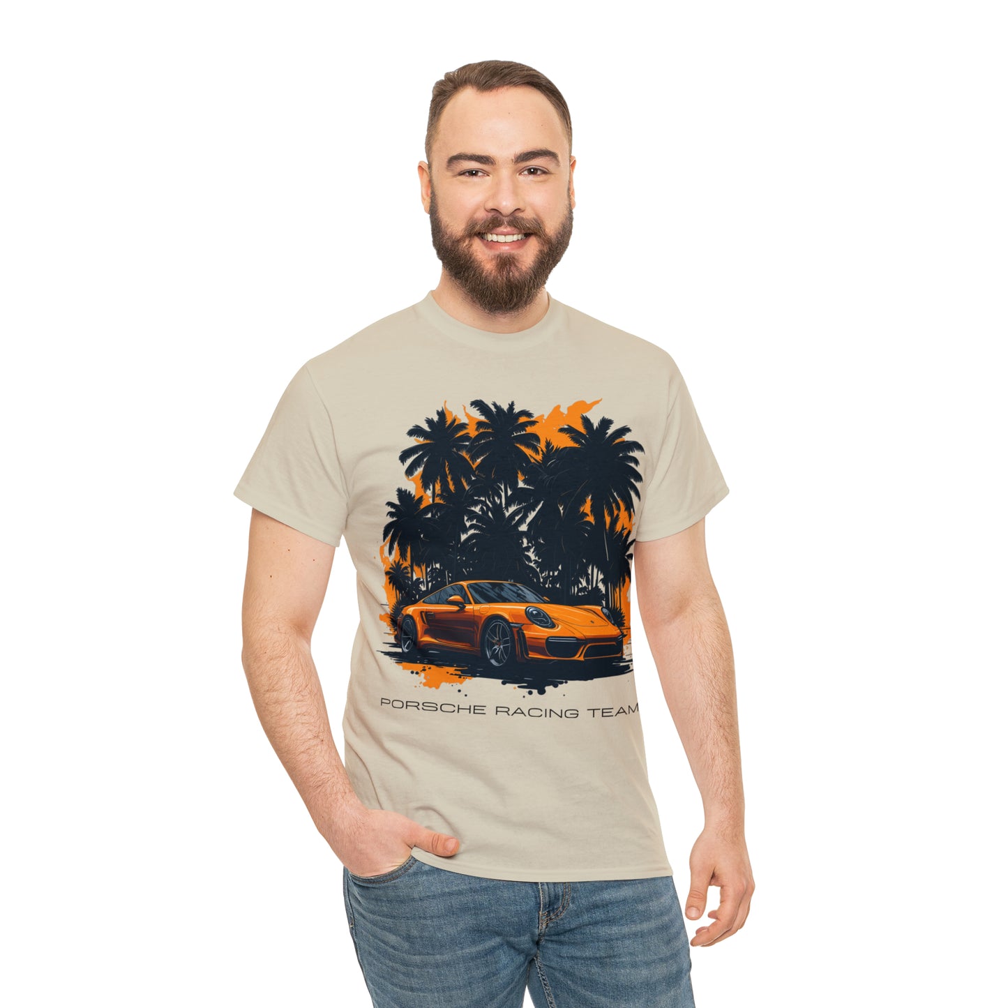 ORANGE PALMS Unisex Heavy Cotton Tee