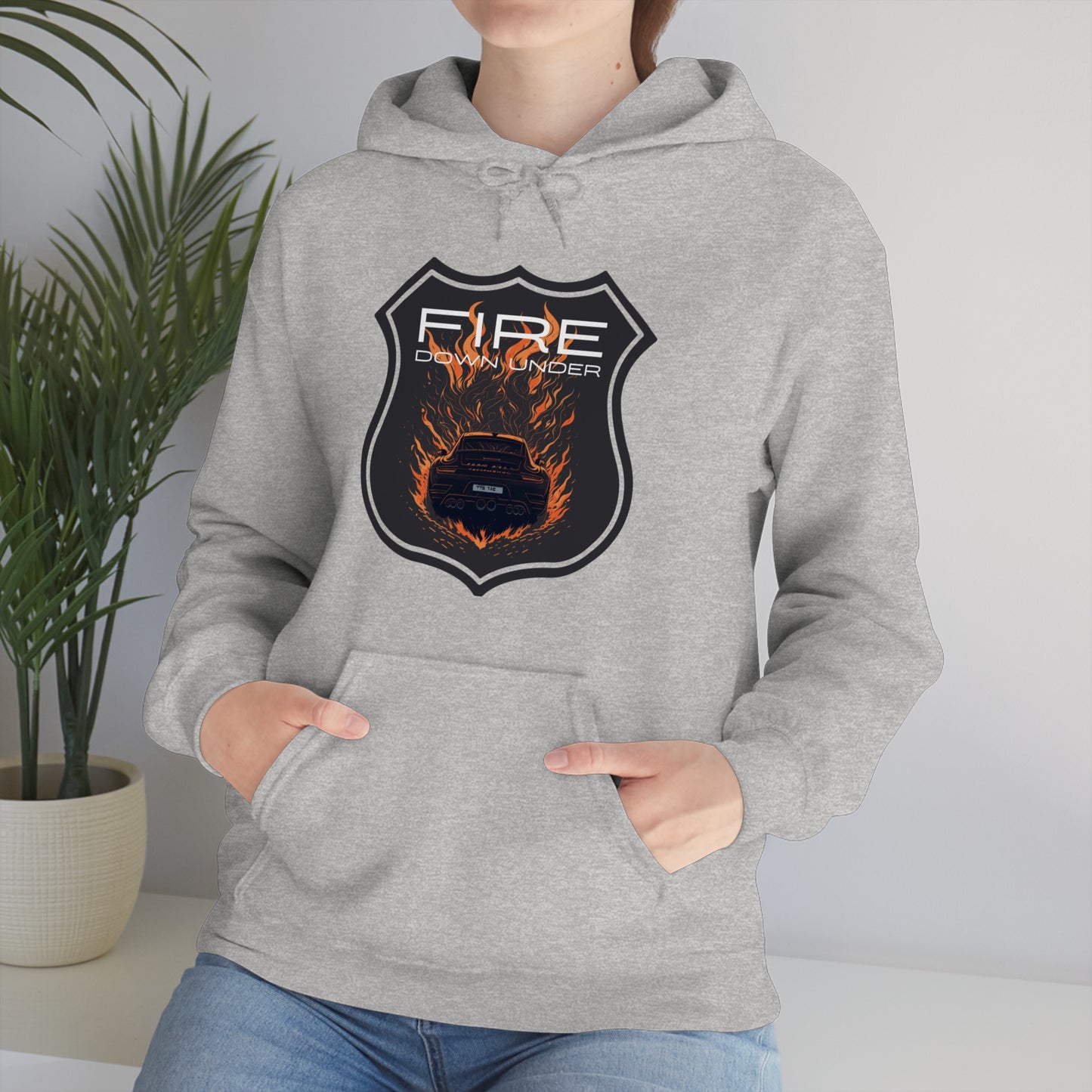 FIRE Unisex Heavy Blend™ Hooded Sweatshirt