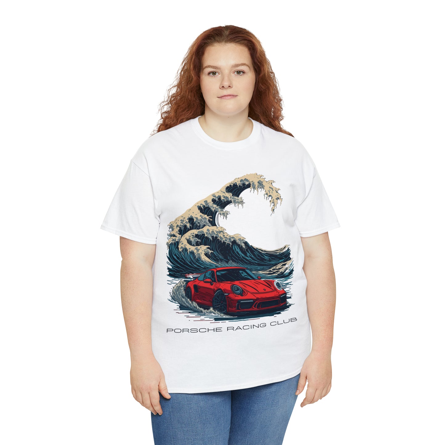 HOKUSAI WAVE Unisex Heavy Cotton Tee