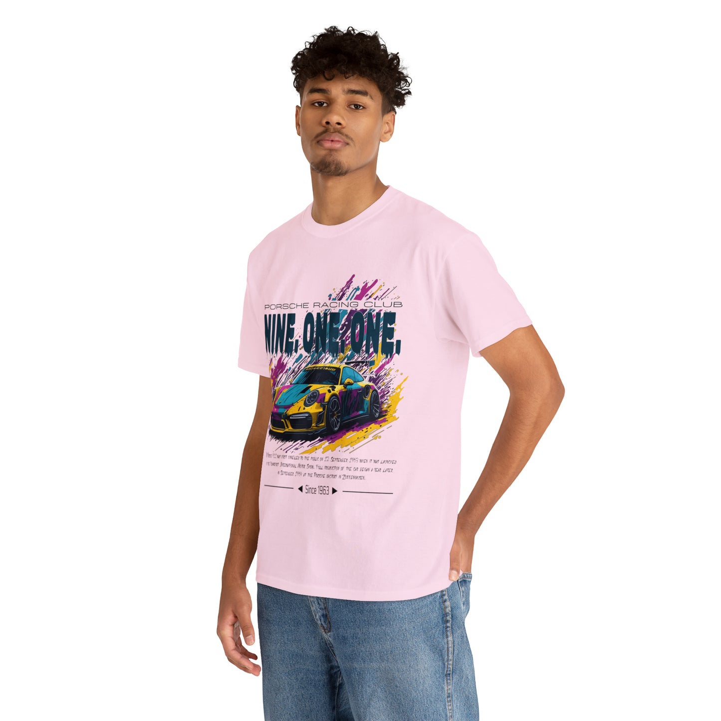 NINE ONE ONE Unisex Heavy Cotton Tee