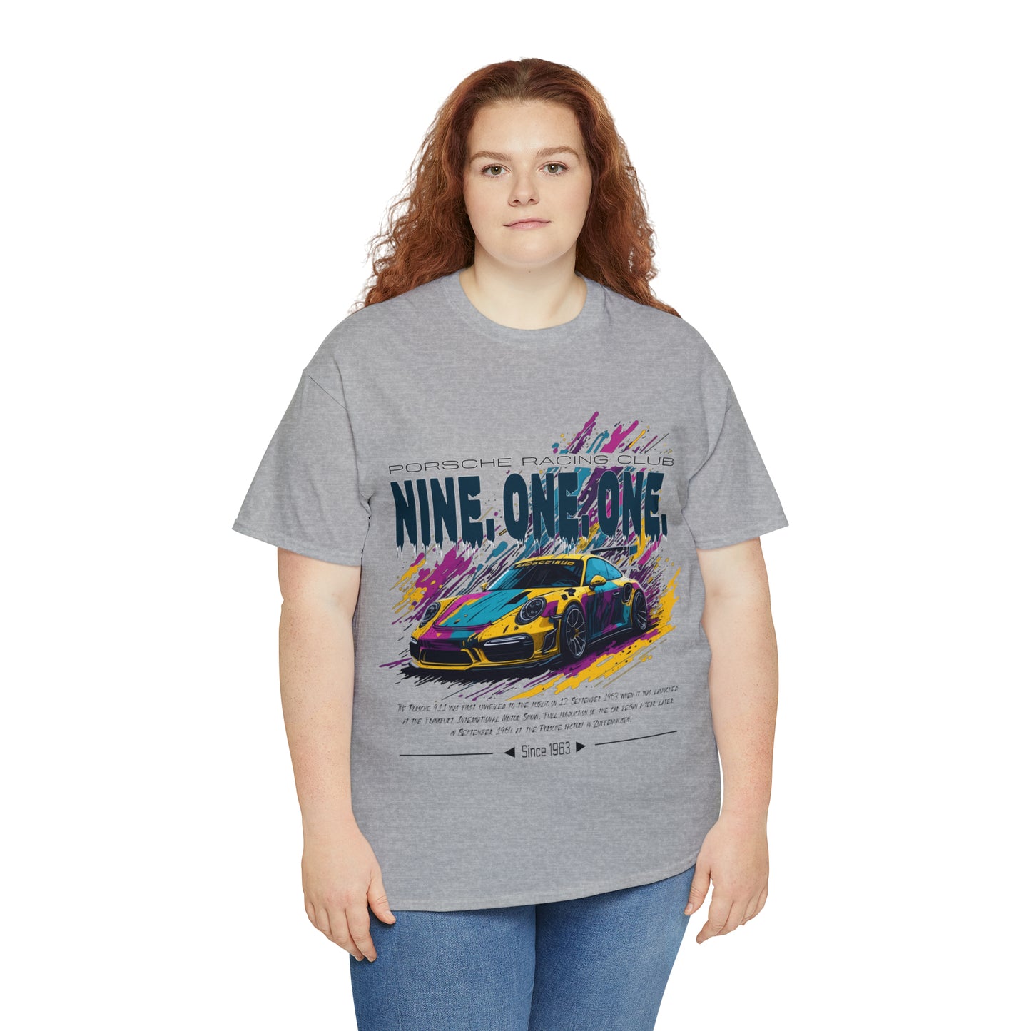 NINE ONE ONE Unisex Heavy Cotton Tee