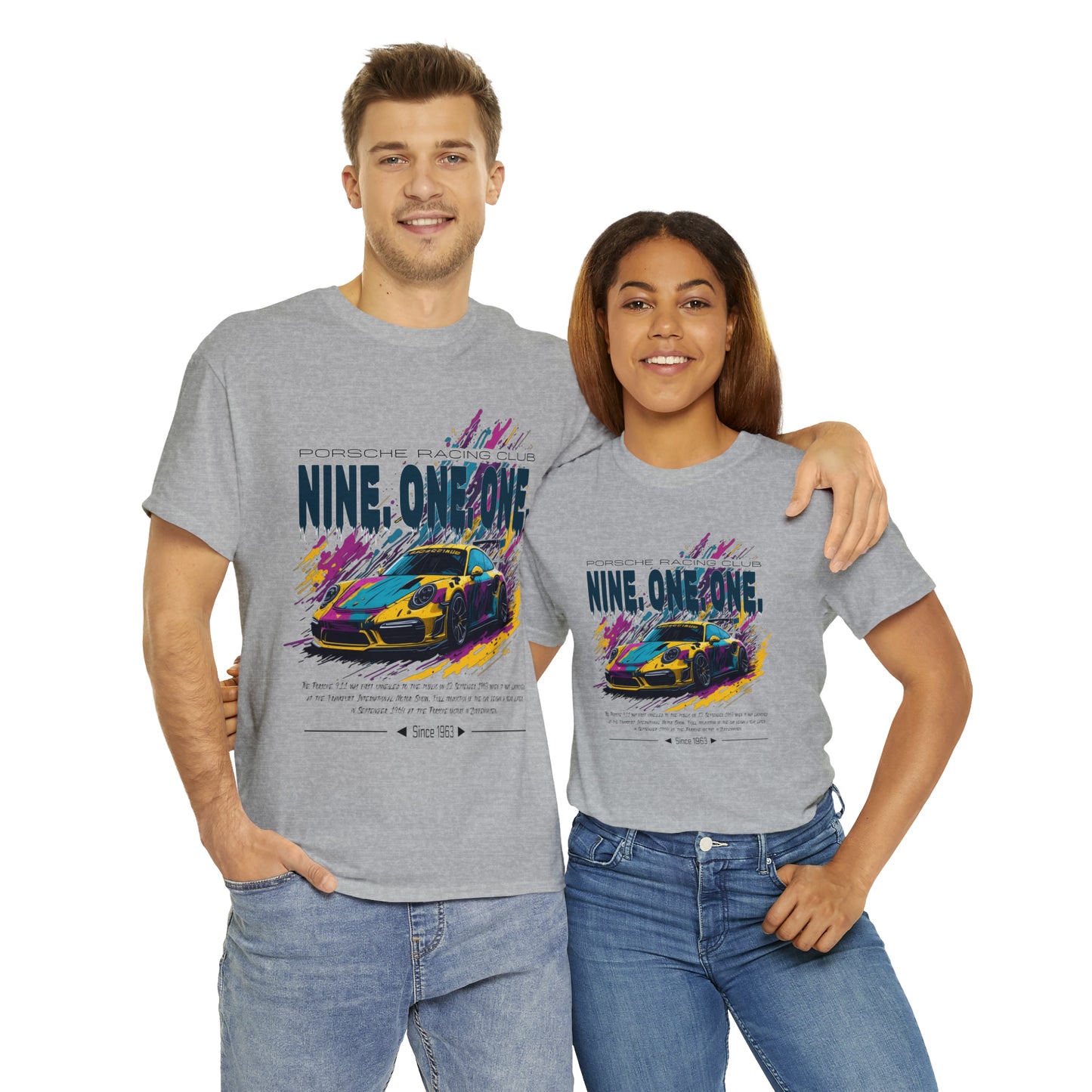 NINE ONE ONE Unisex Heavy Cotton Tee