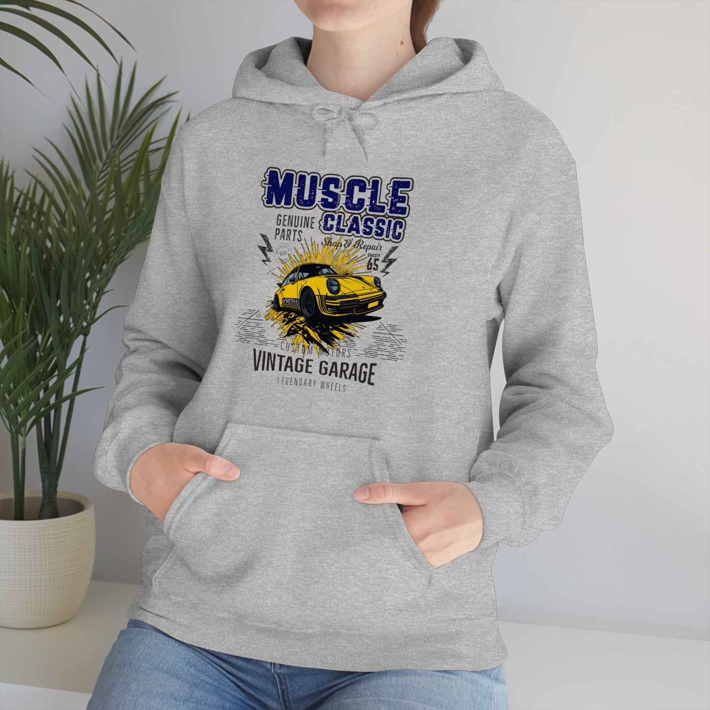 MUSCLE Unisex Heavy Blend™ Hooded Sweatshirt