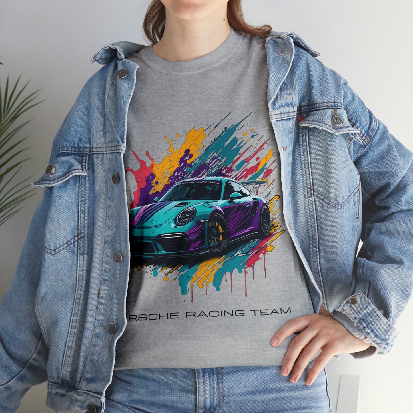 PORSCHE RACING 2 Unisex Heavy Cotton Tee