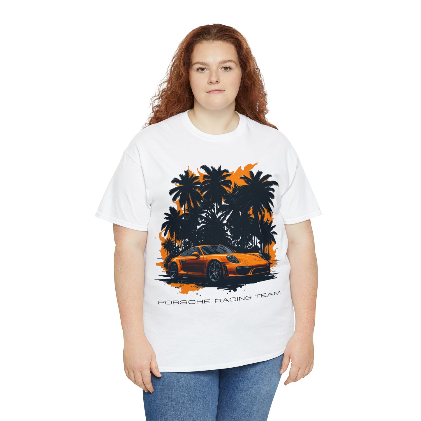 ORANGE PALMS Unisex Heavy Cotton Tee