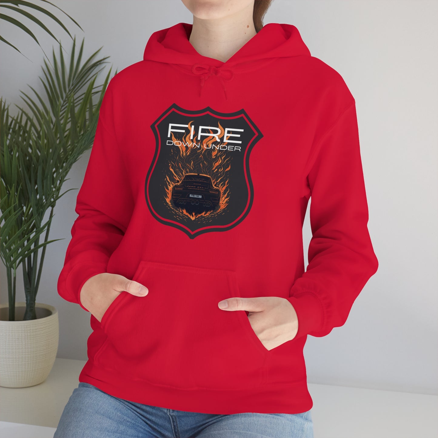 FIRE Unisex Heavy Blend™ Hooded Sweatshirt