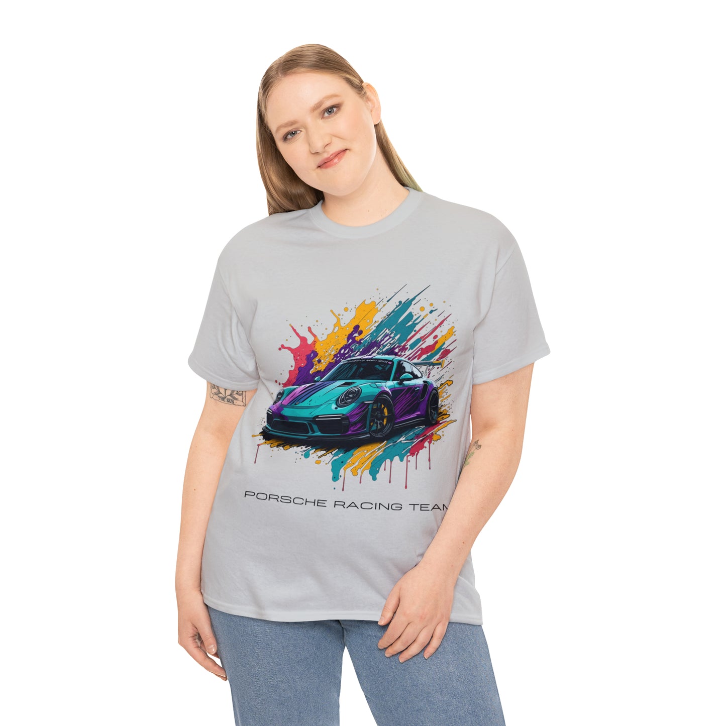 PORSCHE RACING 2 Unisex Heavy Cotton Tee