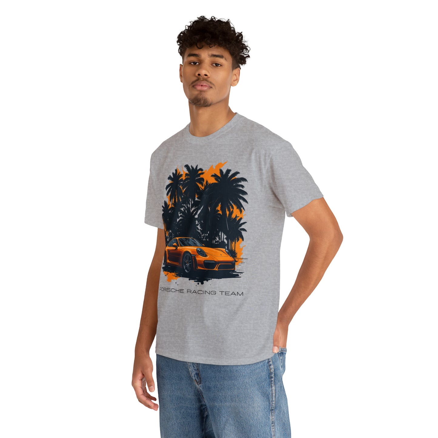 ORANGE PALMS Unisex Heavy Cotton Tee