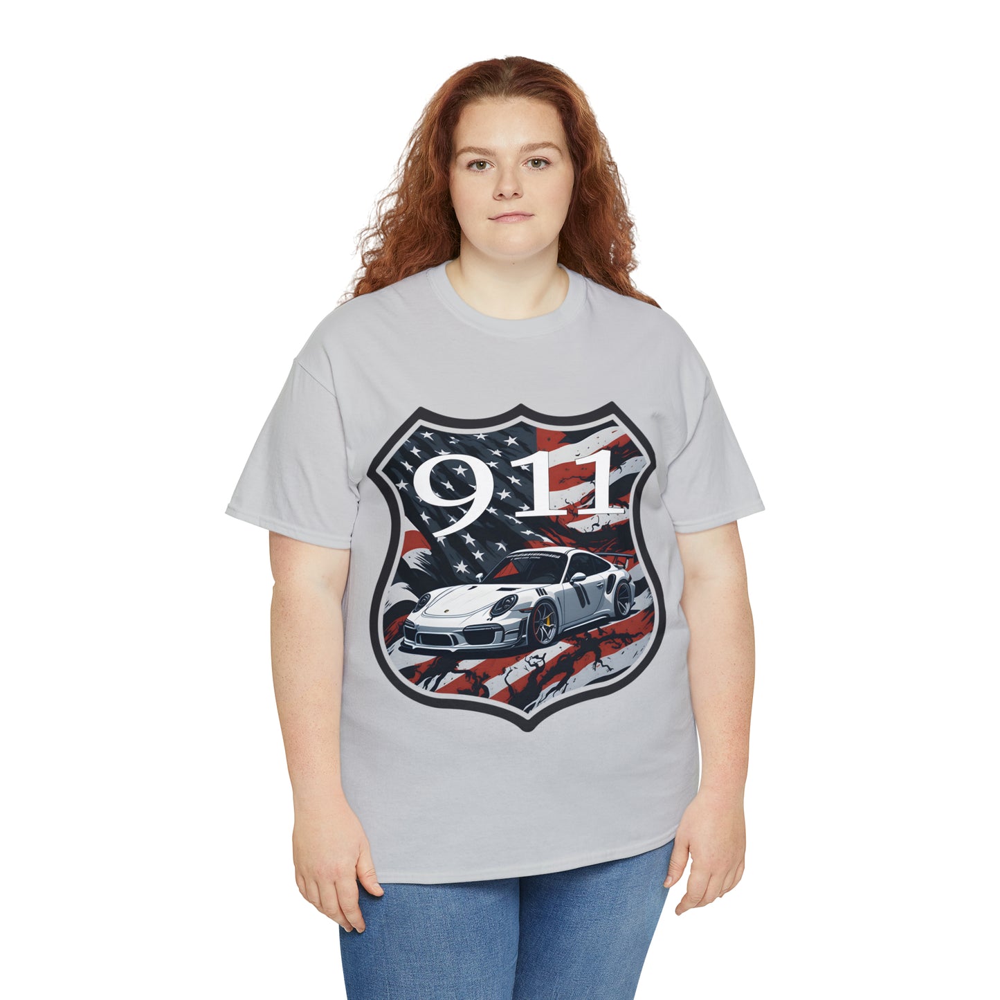 US FLAG Unisex Heavy Cotton Tee