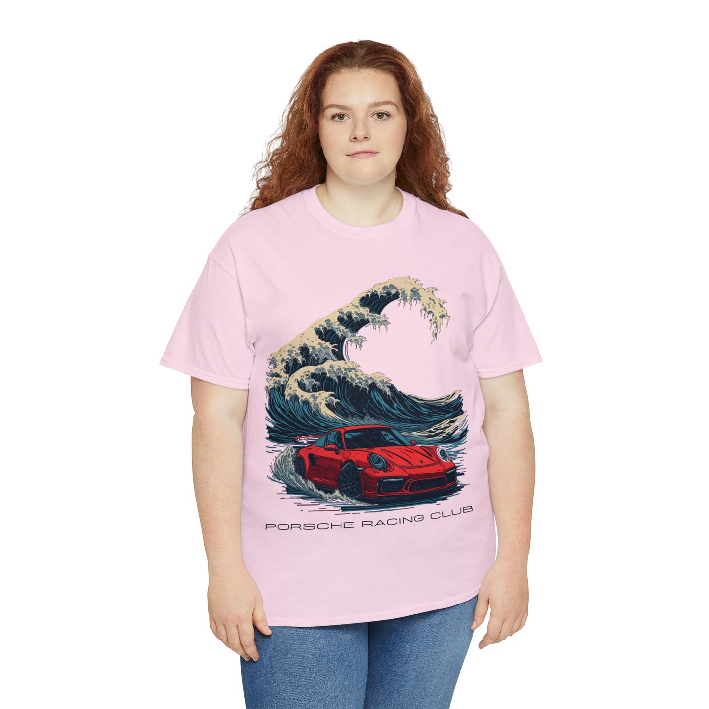 HOKUSAI WAVE Unisex Heavy Cotton Tee