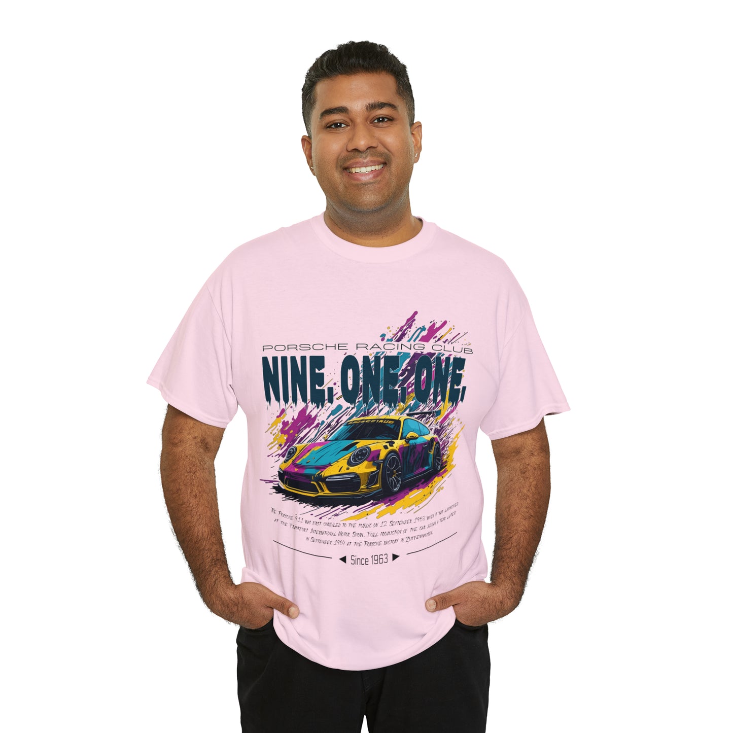 NINE ONE ONE Unisex Heavy Cotton Tee