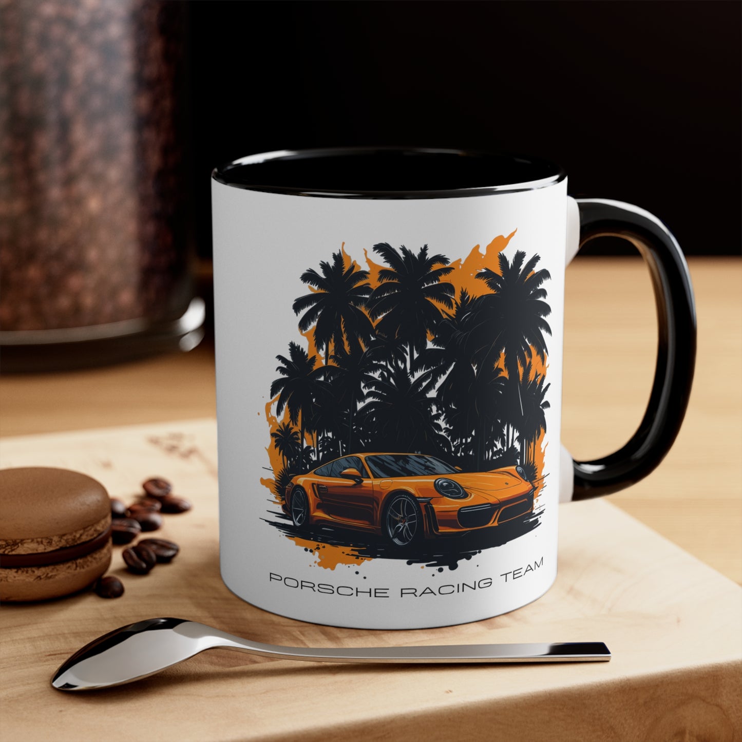 ORANGE PALMS Accent Coffee Mug, 11oz