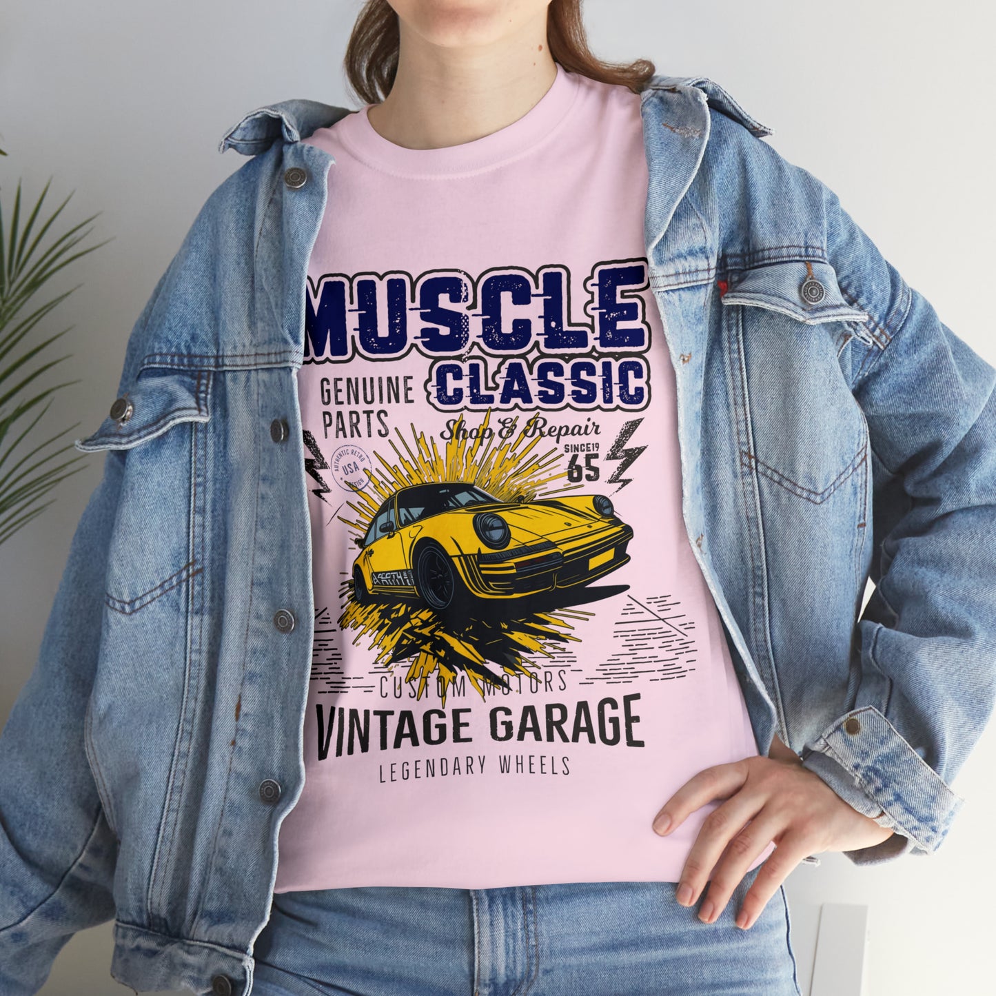 MUSCLE CLASSIC Unisex Heavy Cotton Tee