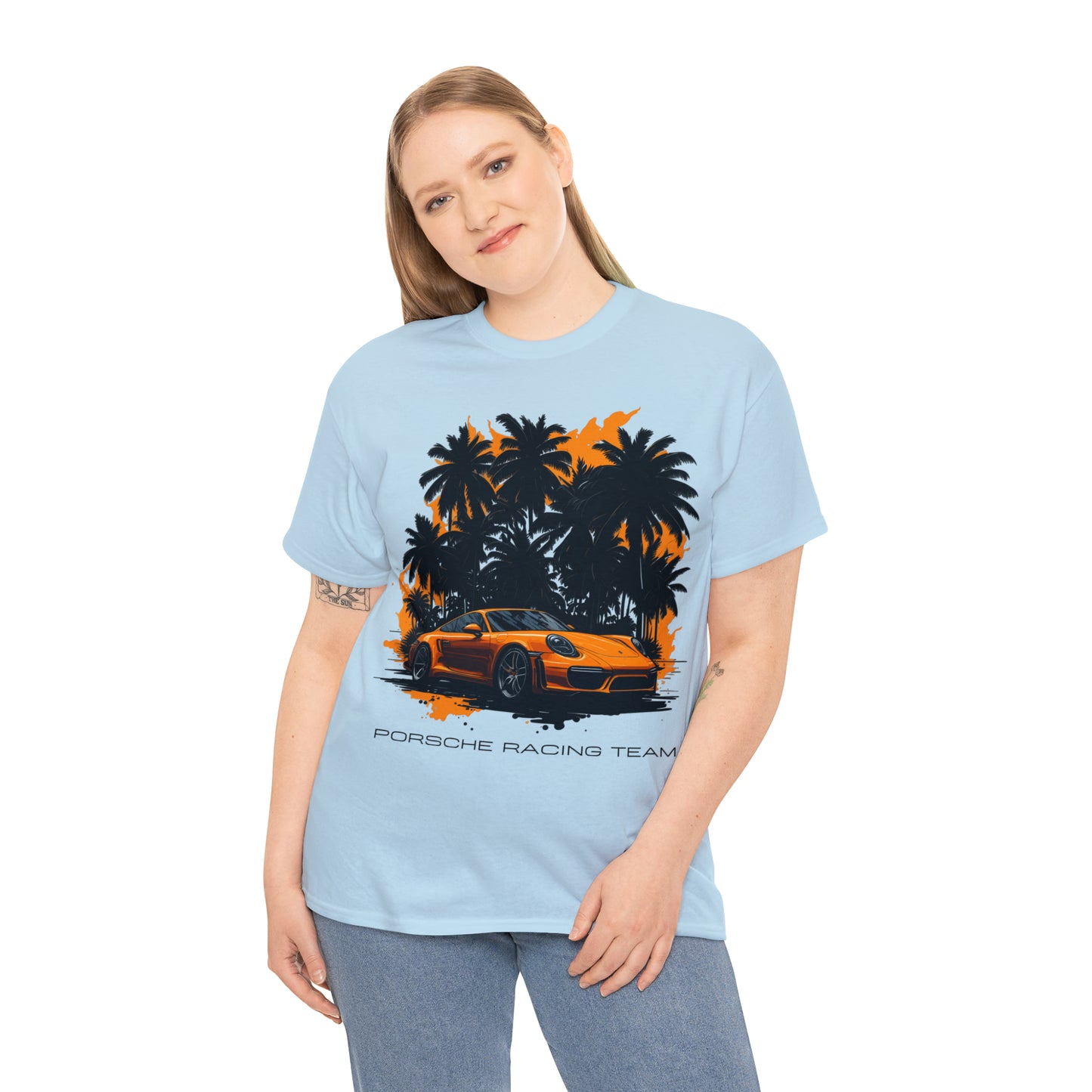 ORANGE PALMS Unisex Heavy Cotton Tee