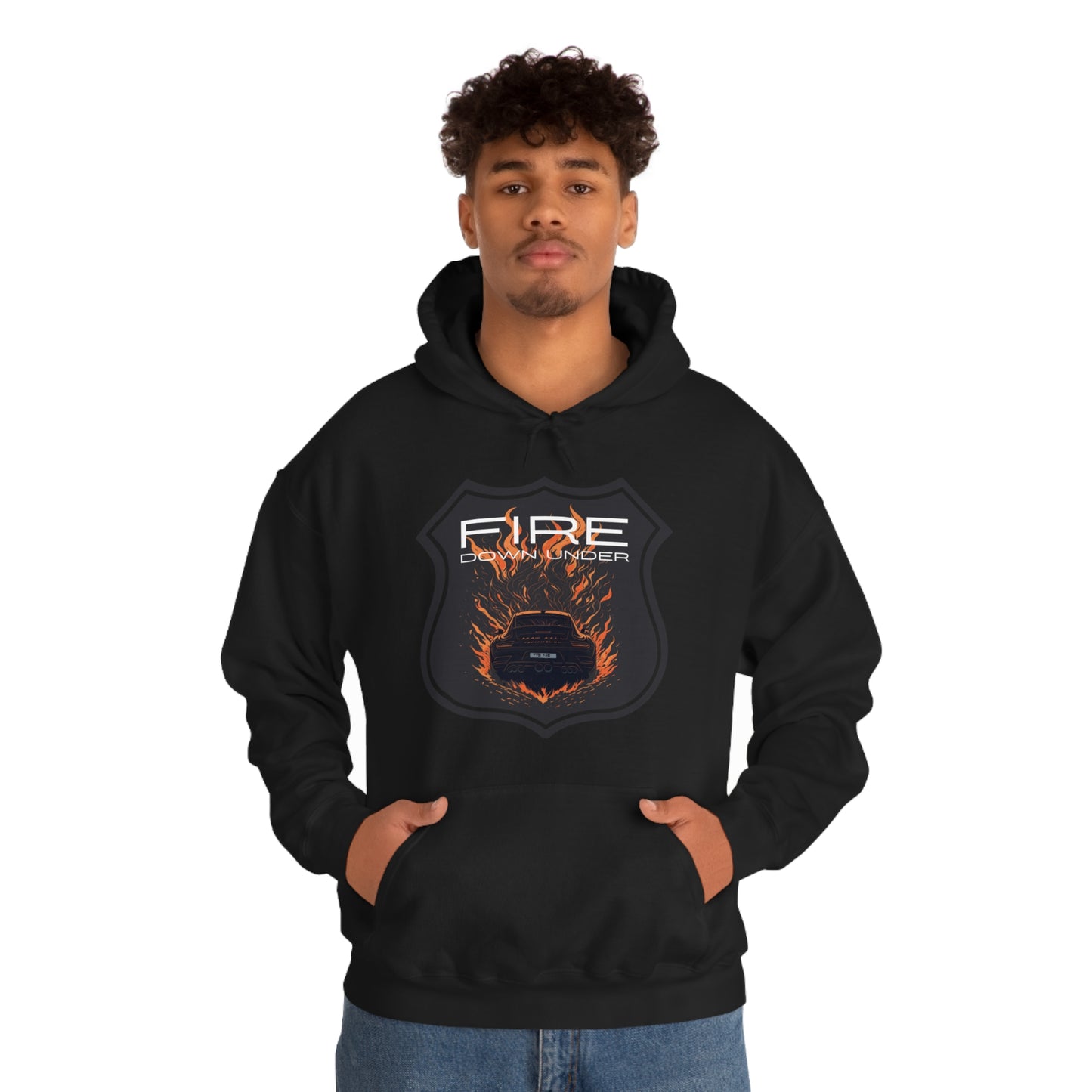 FIRE Unisex Heavy Blend™ Hooded Sweatshirt