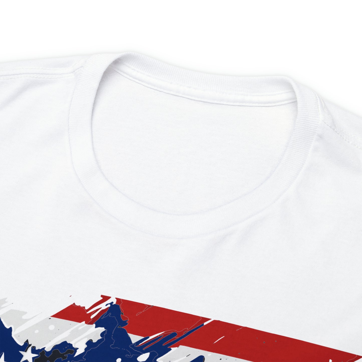 US FLAG RED Unisex Heavy Cotton Tee