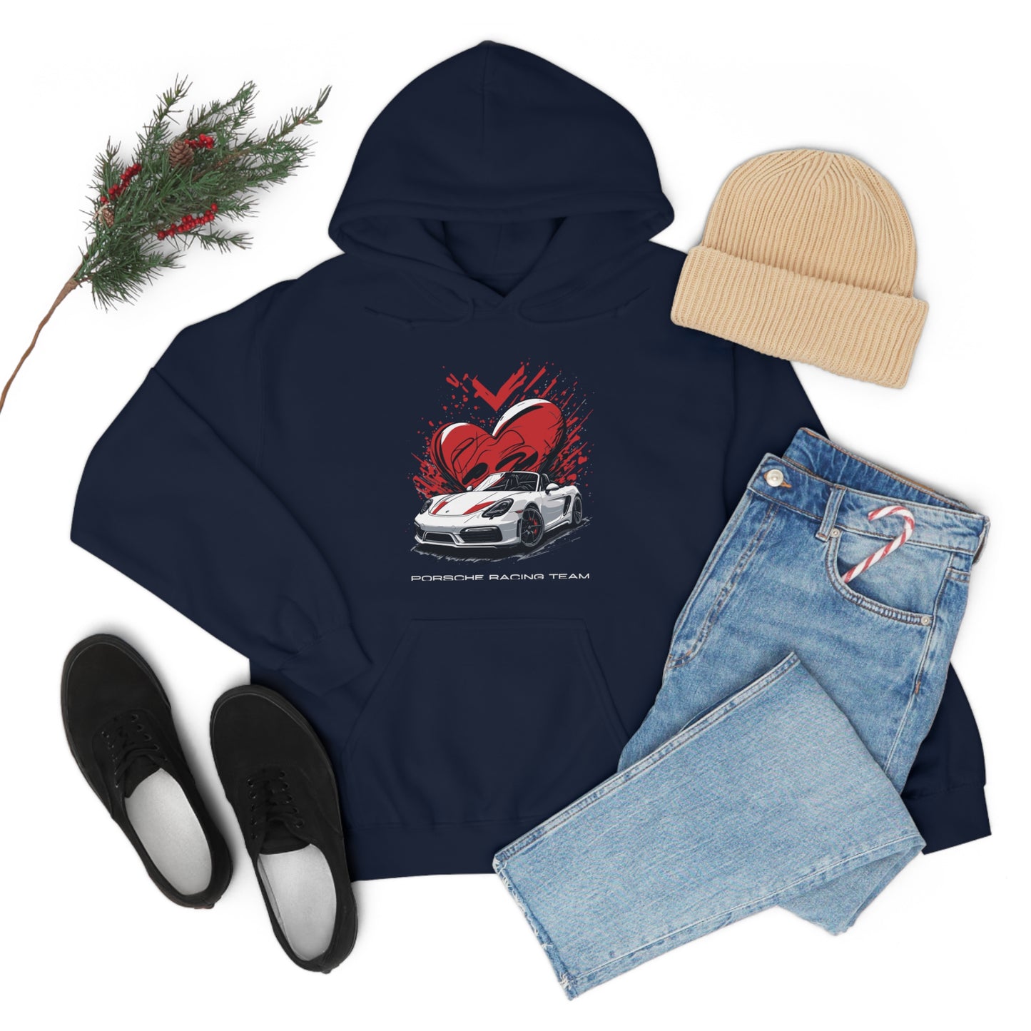 HEART Unisex Heavy Blend™ Hooded Sweatshirt