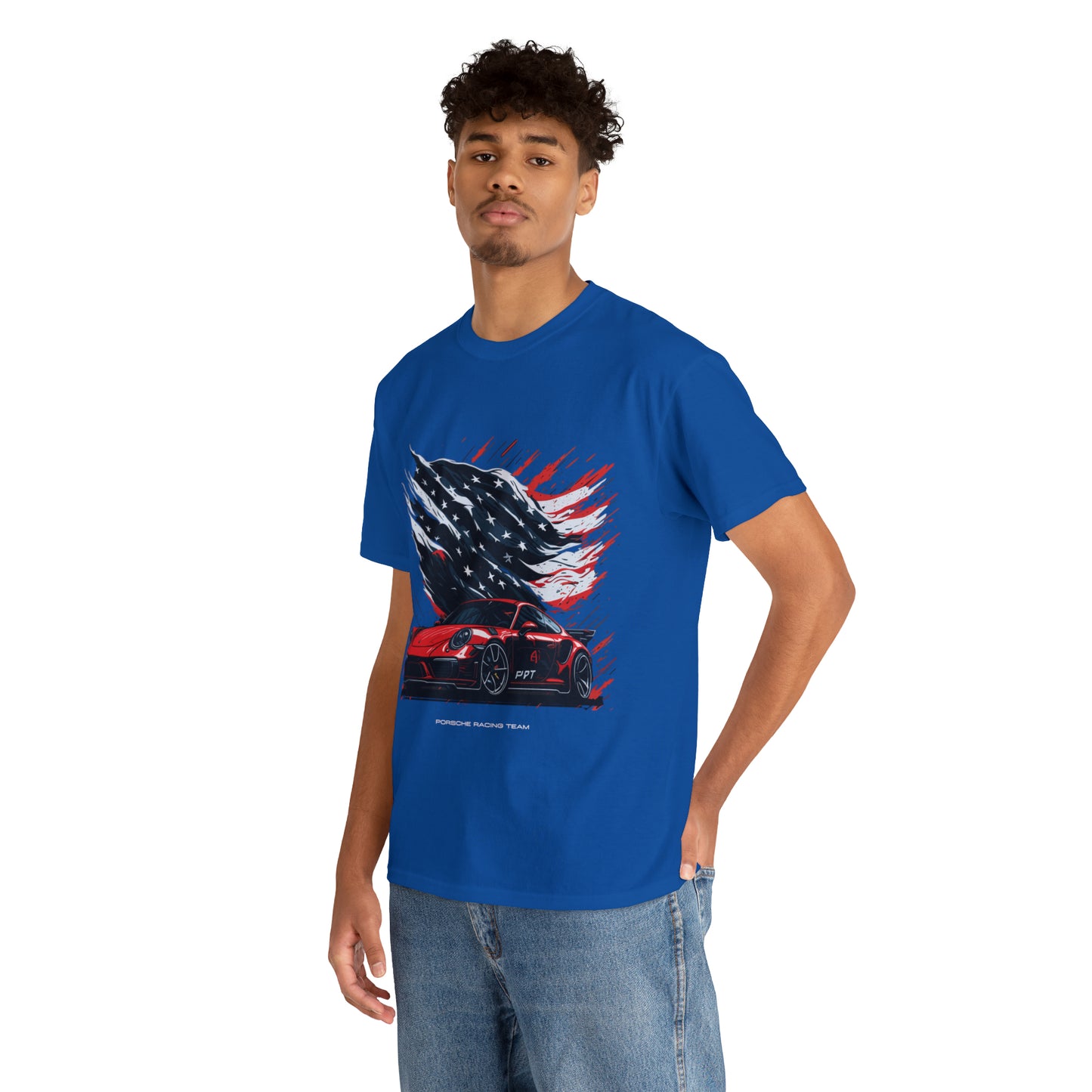 RACING US Unisex Heavy Cotton Tee