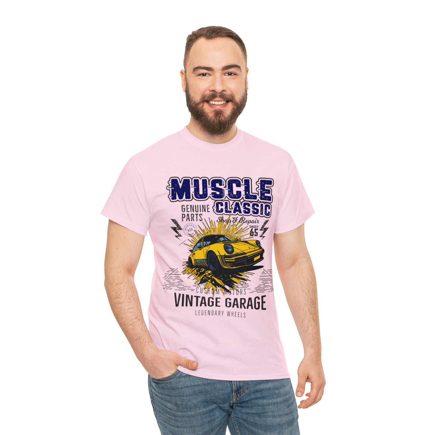 MUSCLE CLASSIC Unisex Heavy Cotton Tee