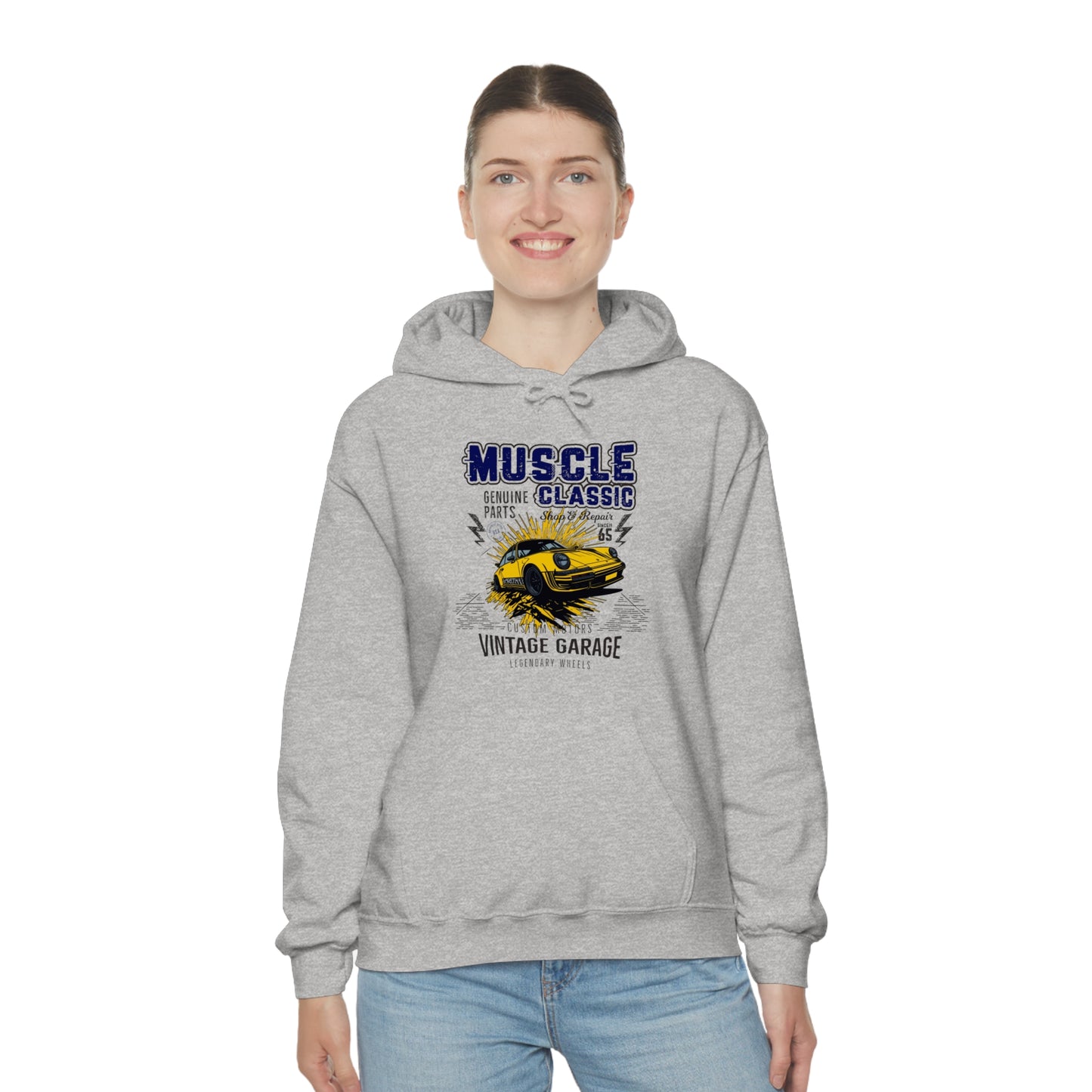 MUSCLE Unisex Heavy Blend™ Hooded Sweatshirt