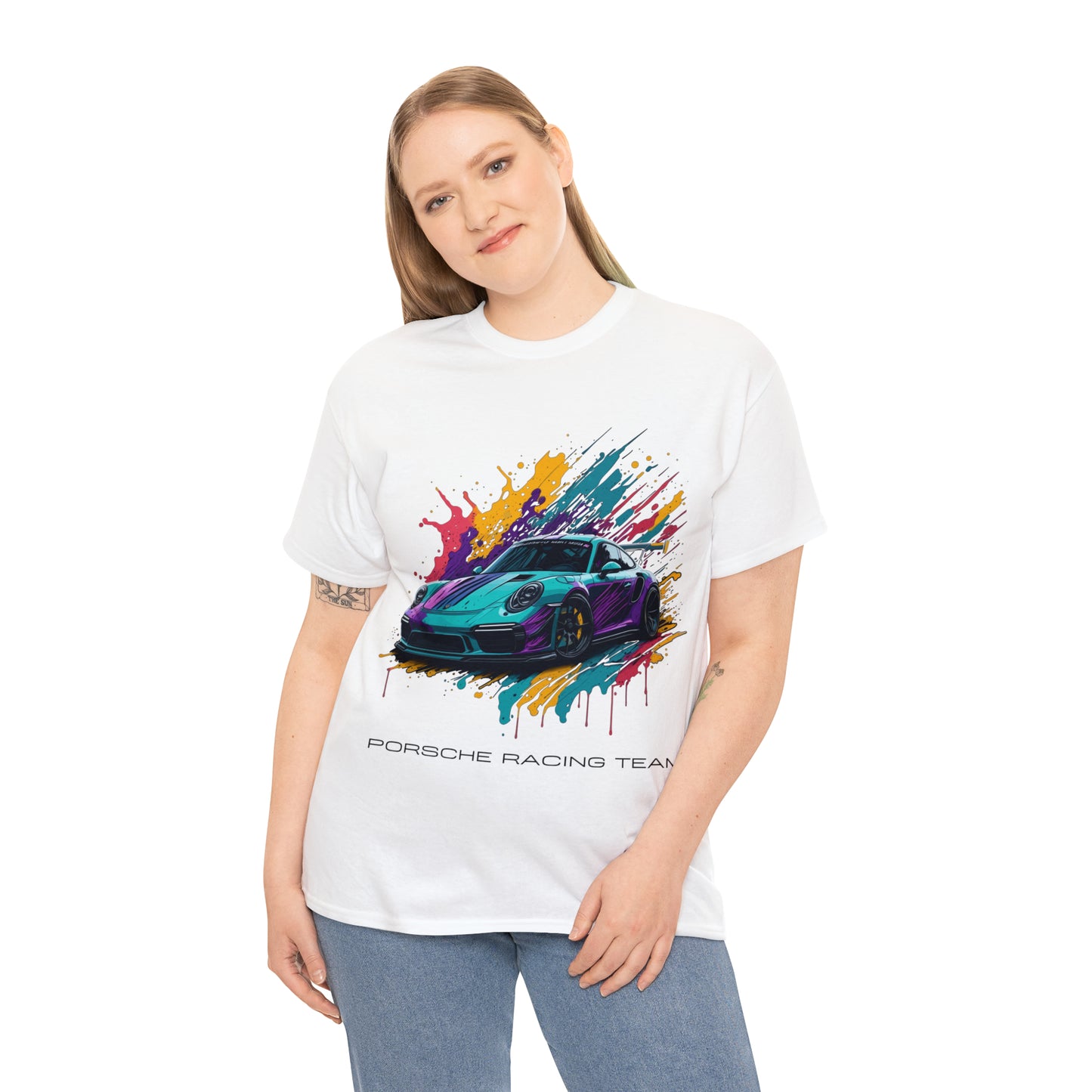 PORSCHE RACING 2 Unisex Heavy Cotton Tee