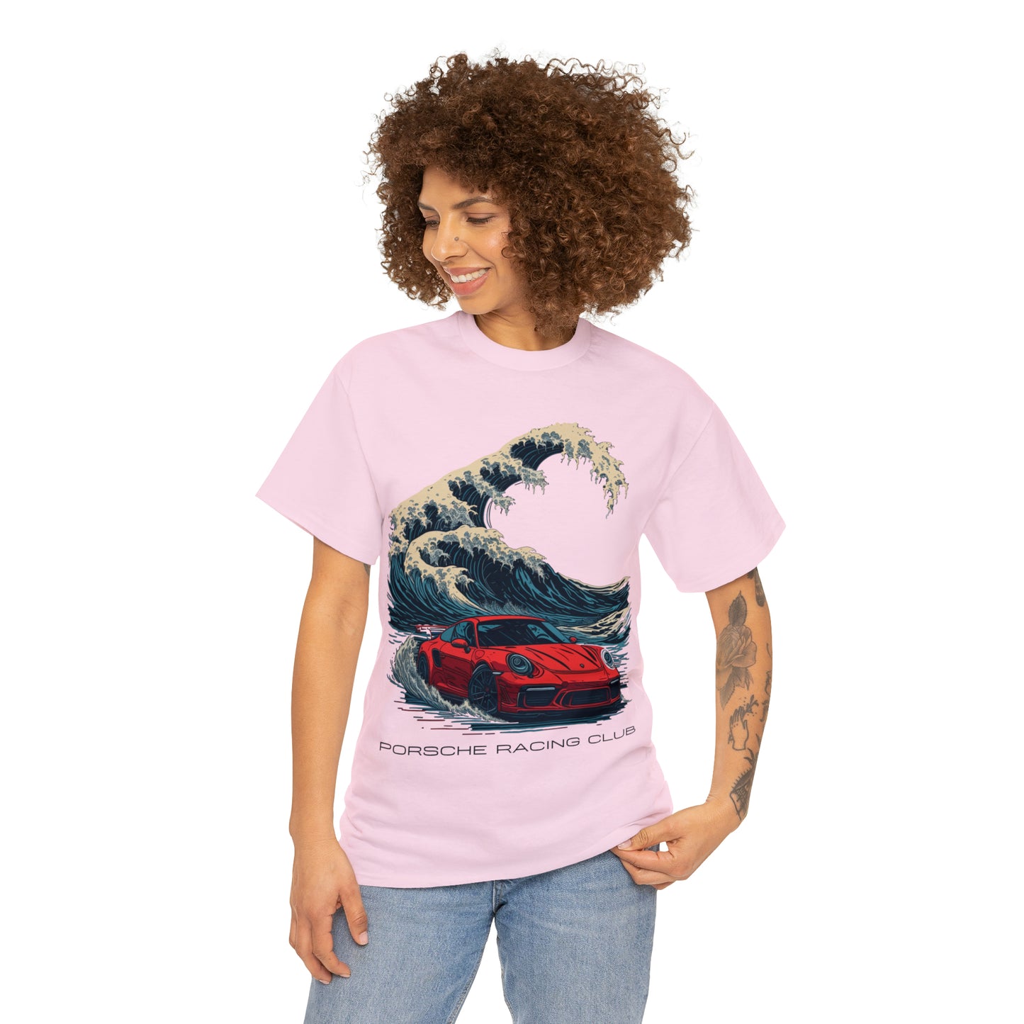 HOKUSAI WAVE Unisex Heavy Cotton Tee