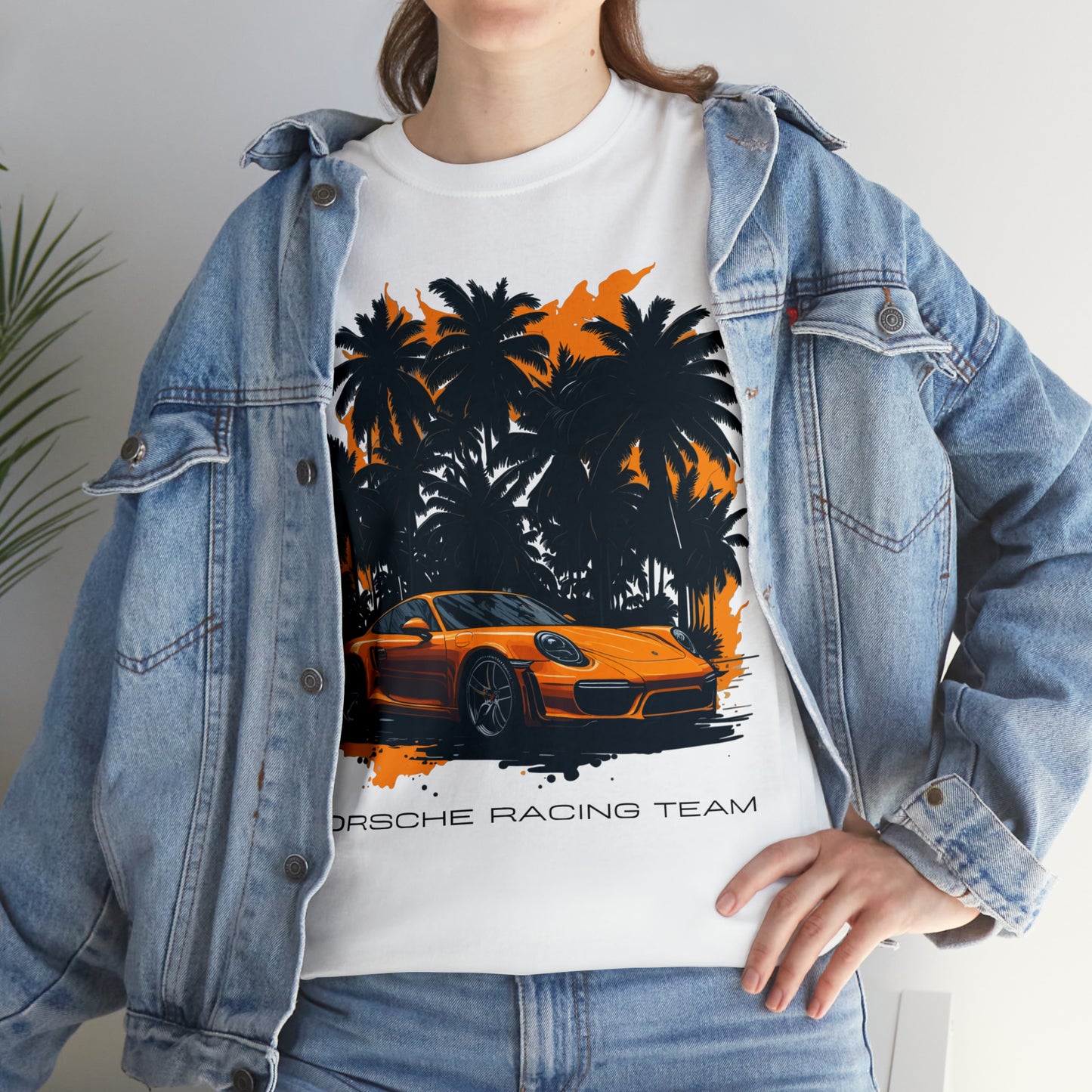 ORANGE PALMS Unisex Heavy Cotton Tee