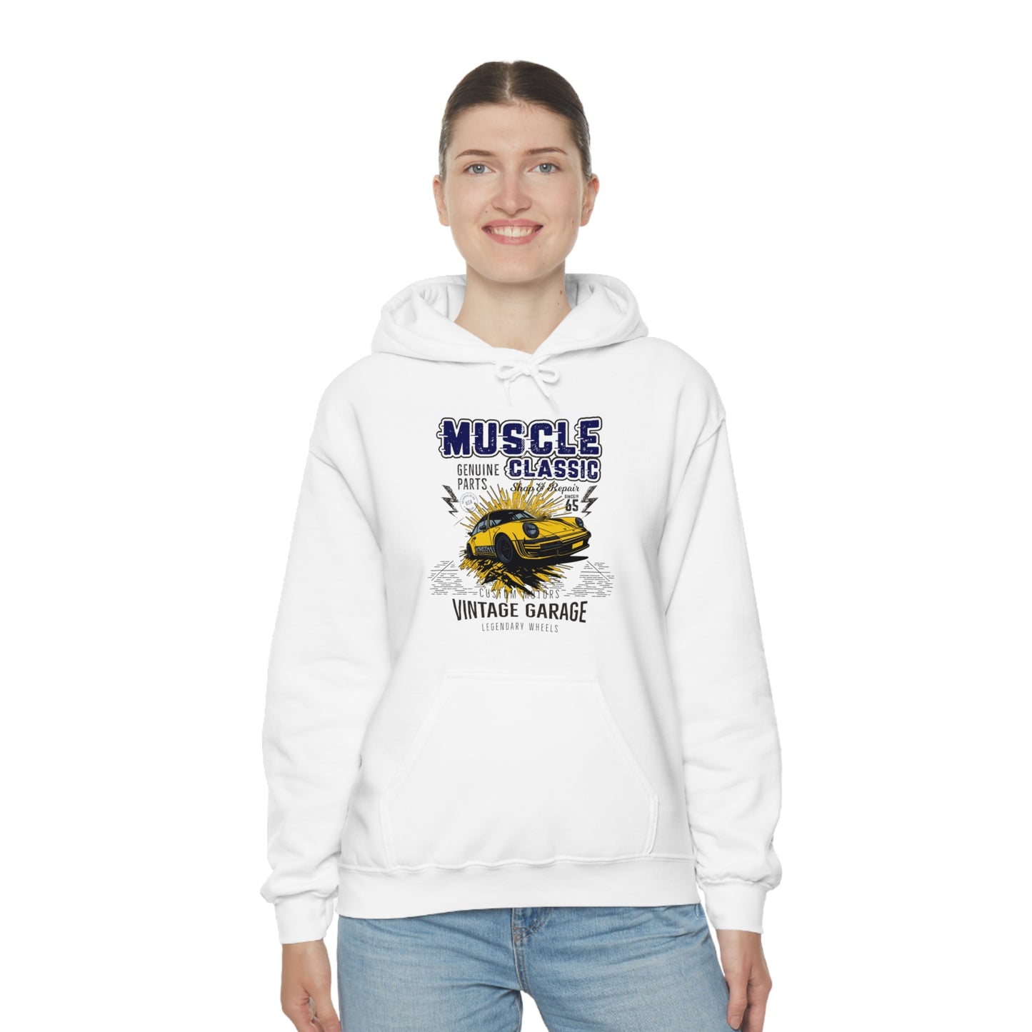 MUSCLE Unisex Heavy Blend™ Hooded Sweatshirt