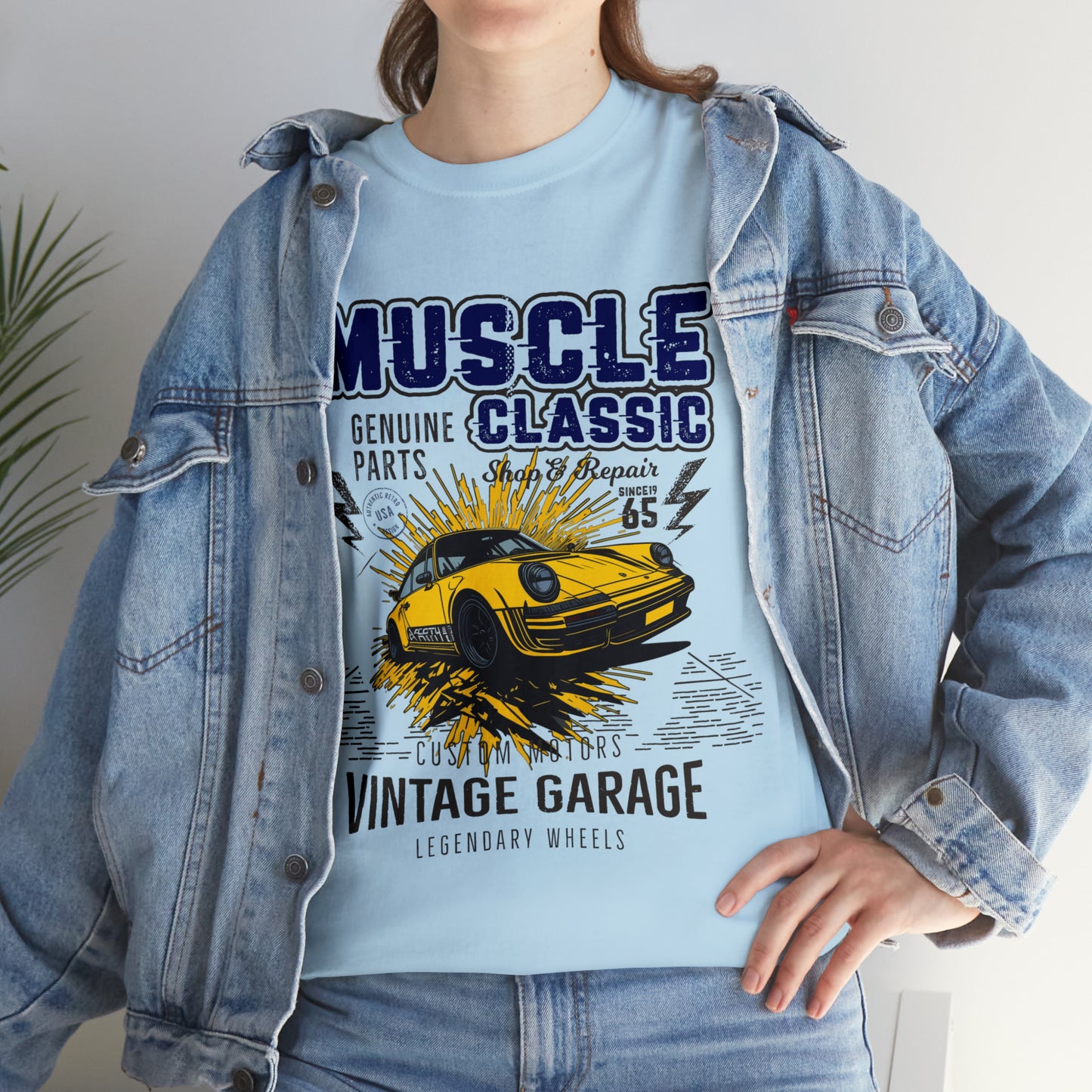 MUSCLE CLASSIC Unisex Heavy Cotton Tee