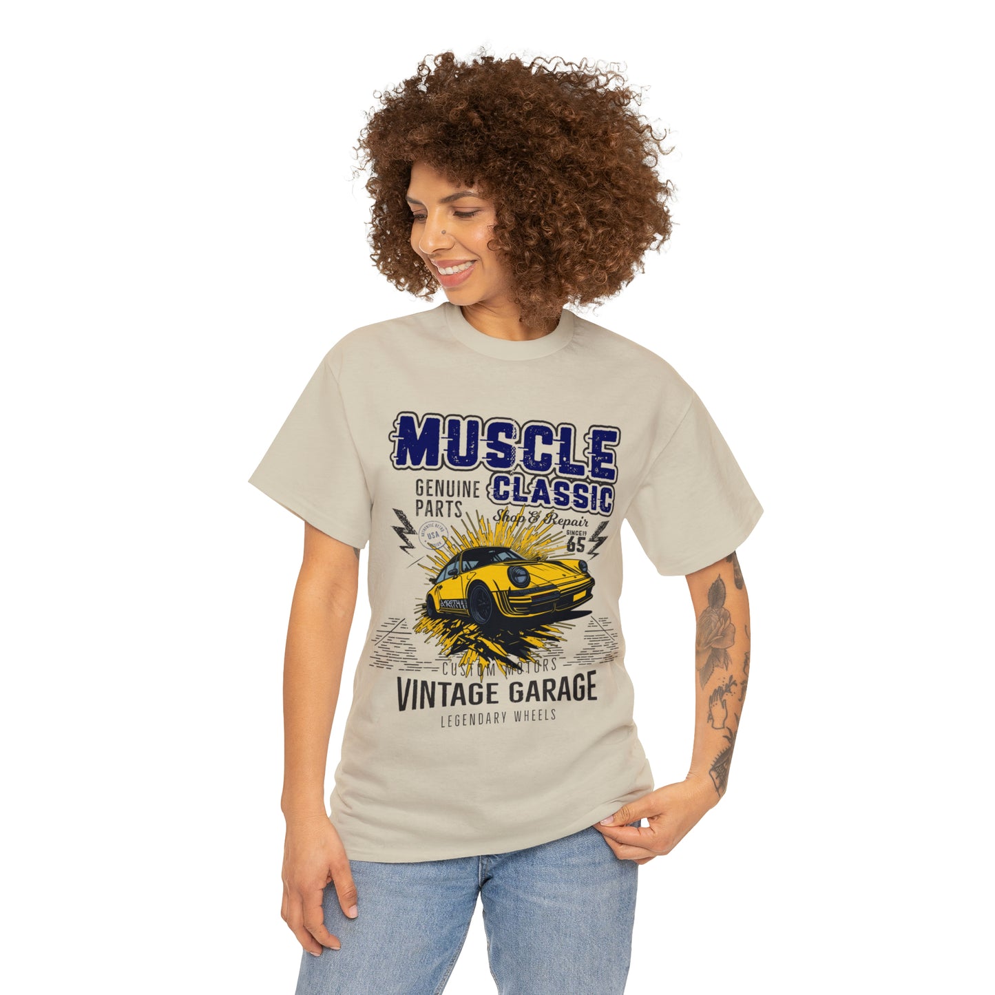 MUSCLE CLASSIC Unisex Heavy Cotton Tee