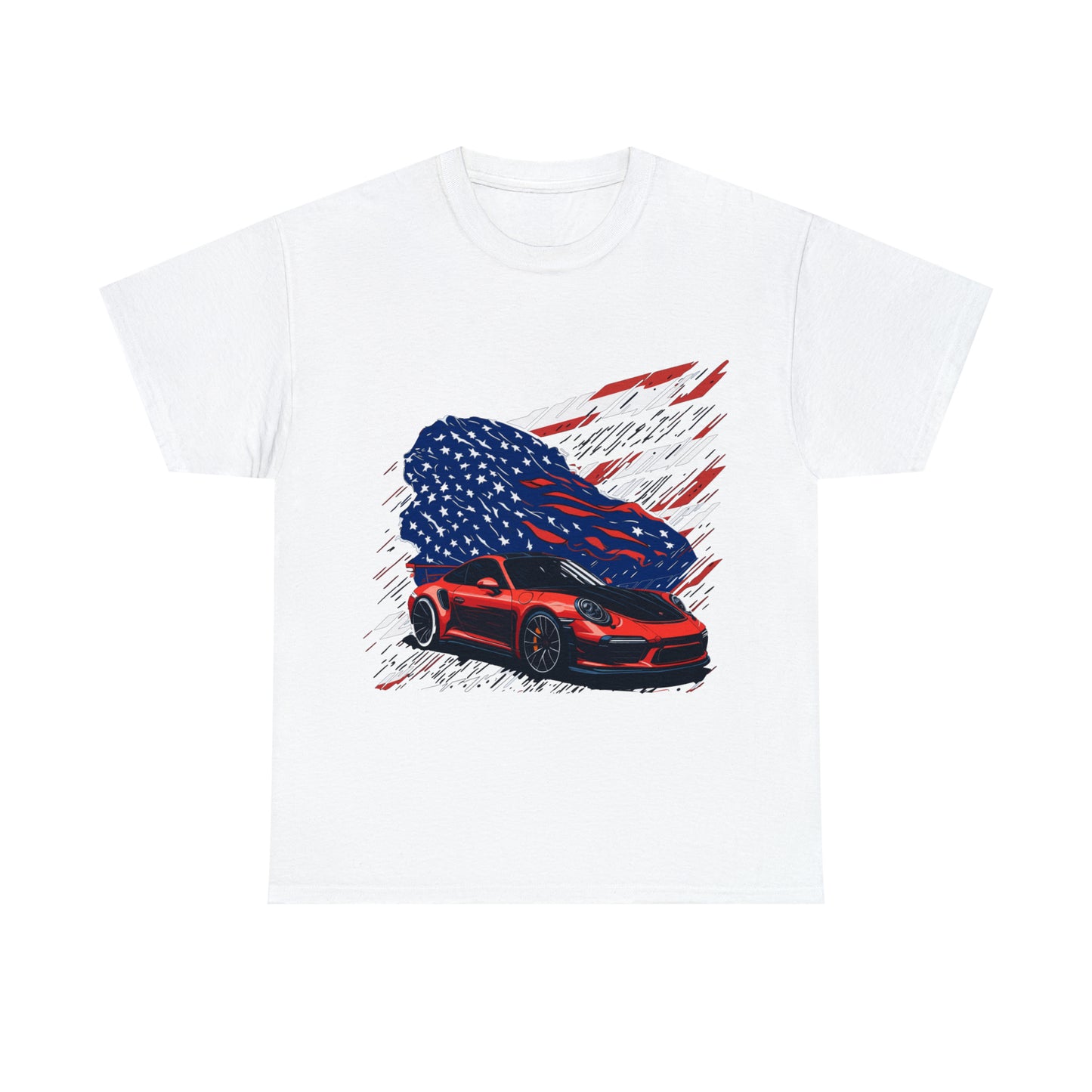 US FLAG Unisex Heavy Cotton Tee