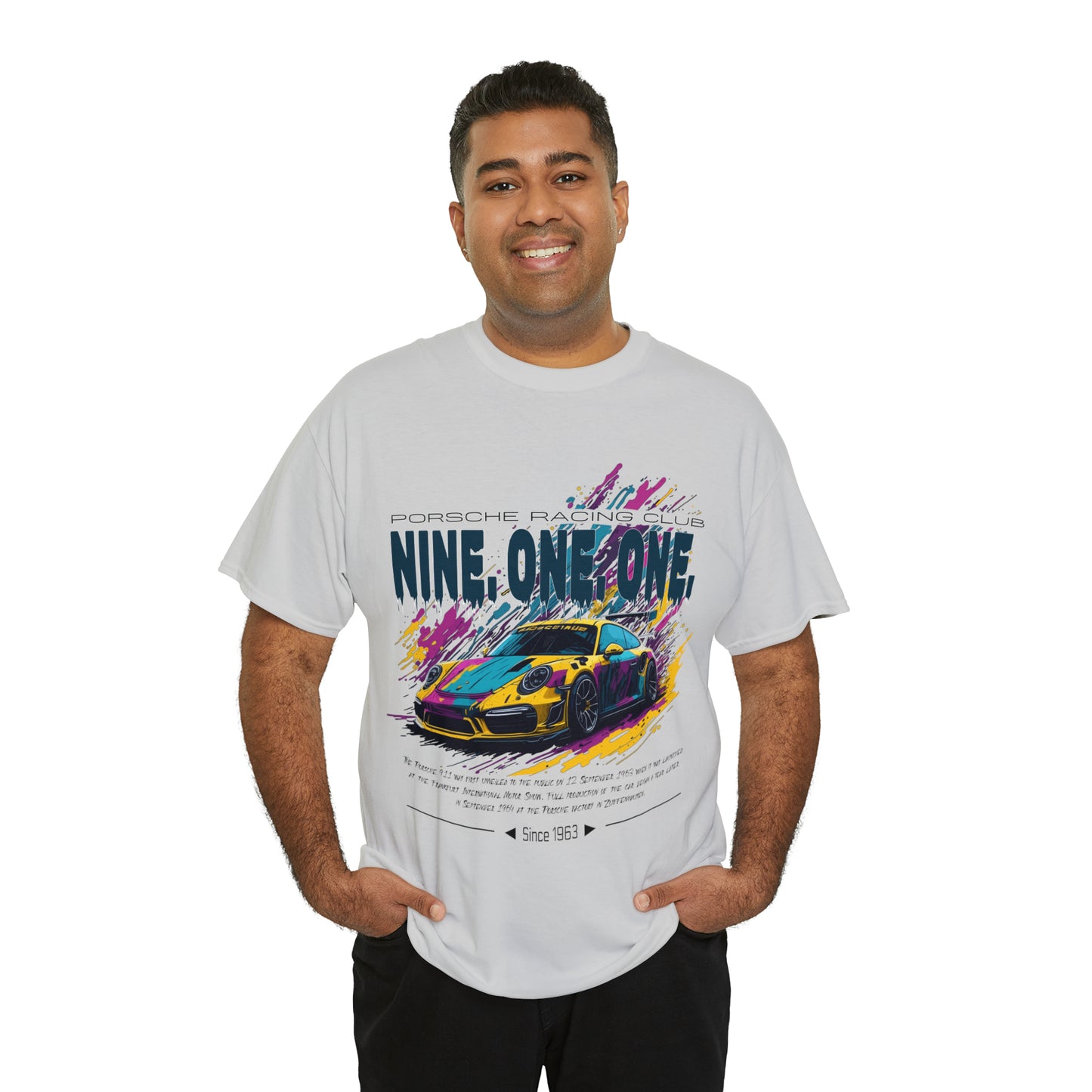 NINE ONE ONE Unisex Heavy Cotton Tee