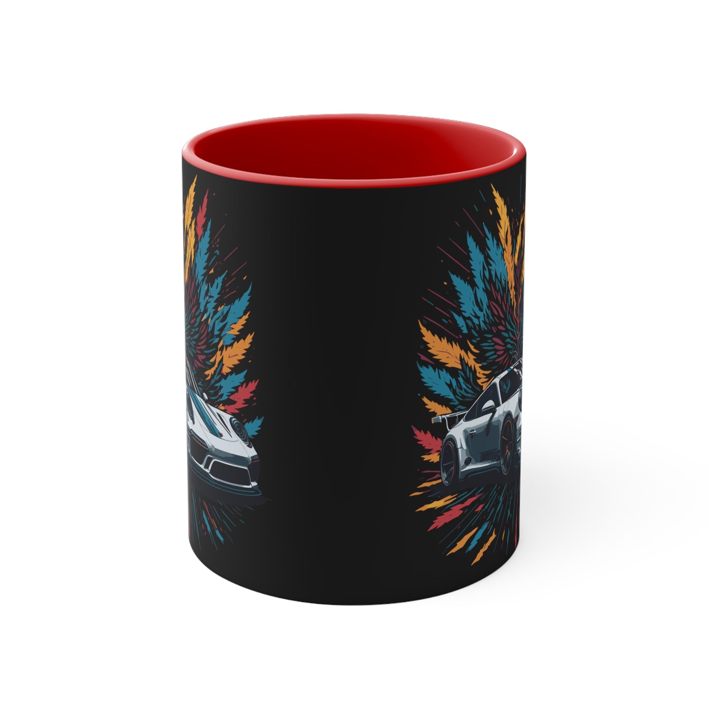 COLOR LEAVES Accent Coffee Mug, 11oz