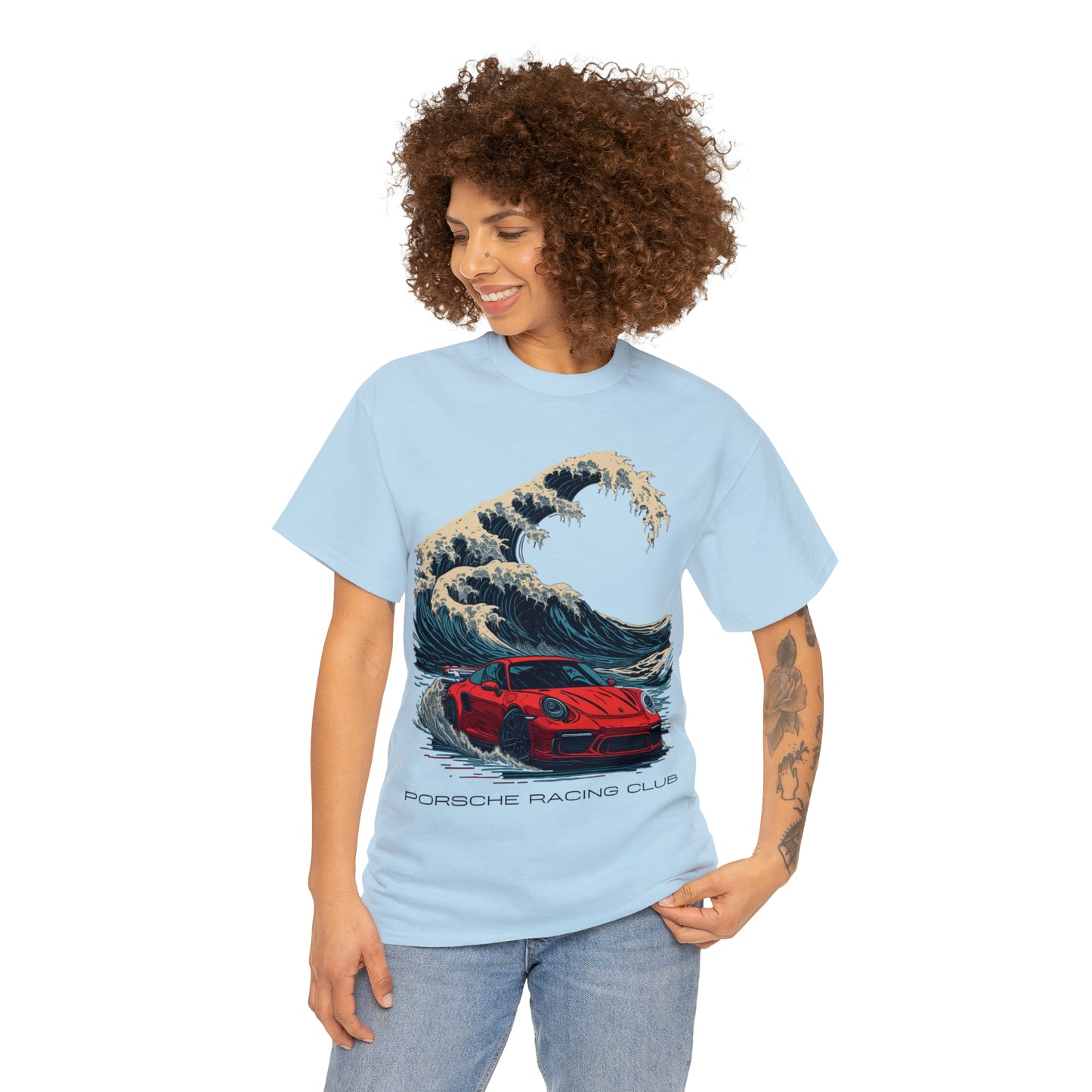 HOKUSAI WAVE Unisex Heavy Cotton Tee