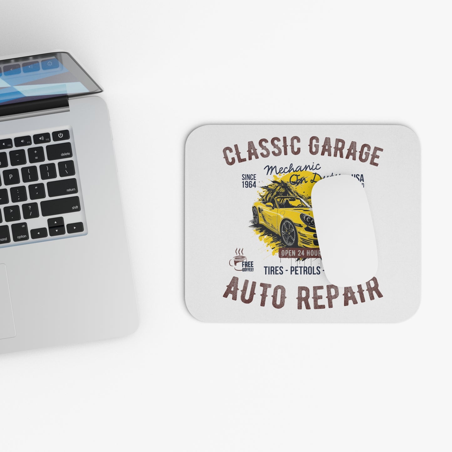 Classic Garage Mouse Pad