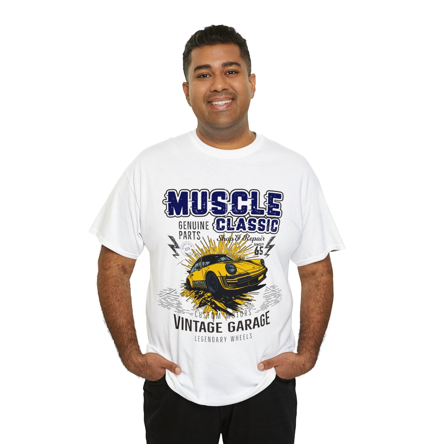 MUSCLE CLASSIC Unisex Heavy Cotton Tee