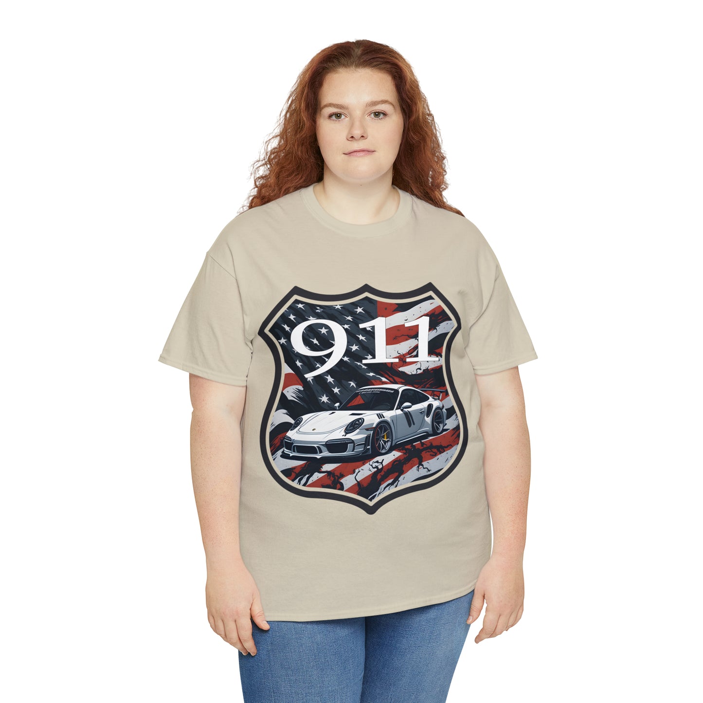 US FLAG Unisex Heavy Cotton Tee