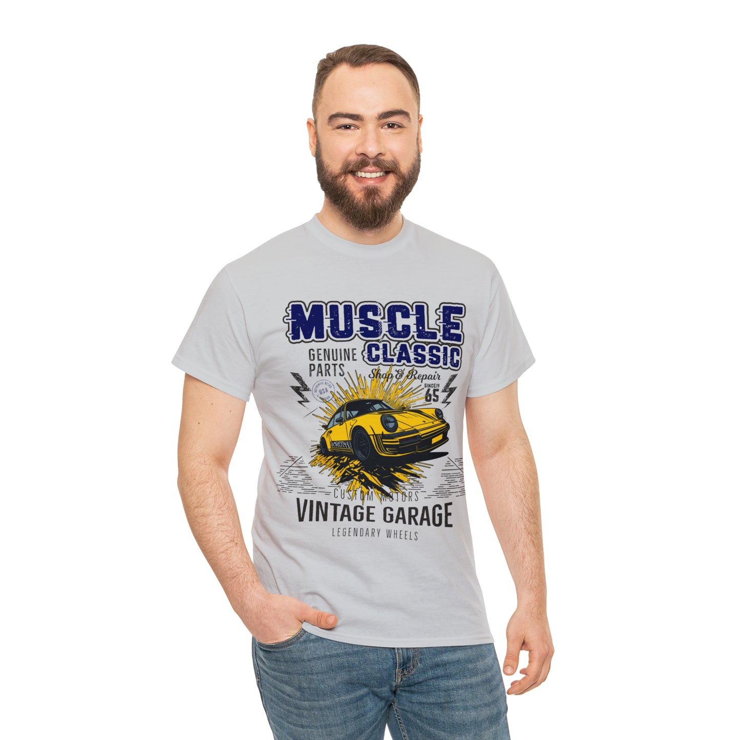 MUSCLE CLASSIC Unisex Heavy Cotton Tee