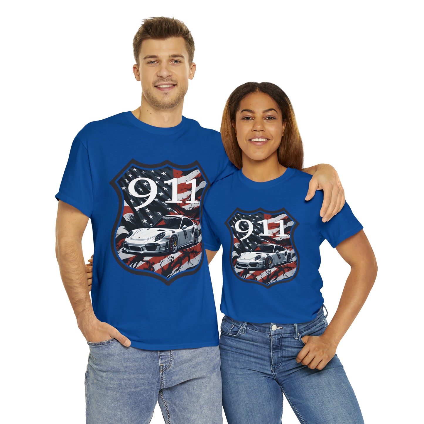 US FLAG Unisex Heavy Cotton Tee