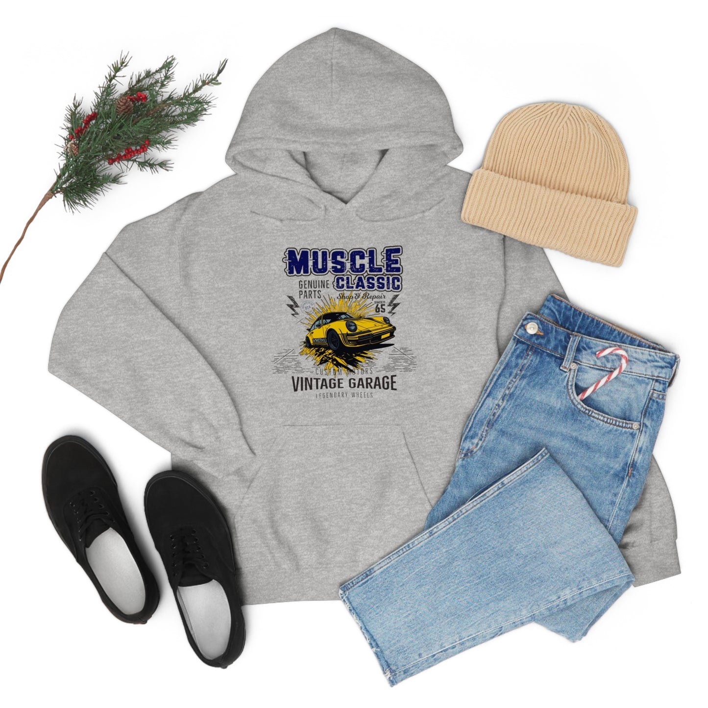 MUSCLE Unisex Heavy Blend™ Hooded Sweatshirt