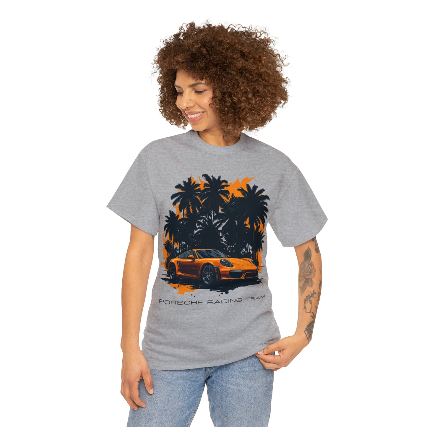 ORANGE PALMS Unisex Heavy Cotton Tee