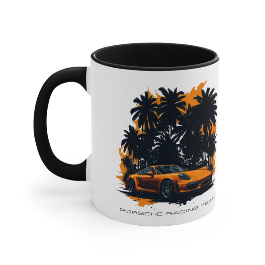 ORANGE PALMS Accent Coffee Mug, 11oz