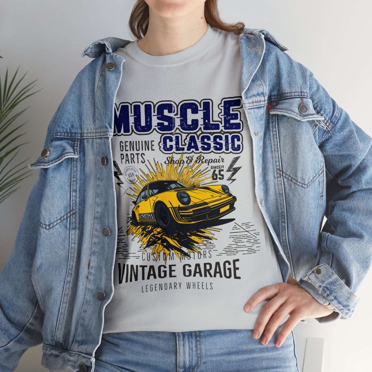 MUSCLE CLASSIC Unisex Heavy Cotton Tee