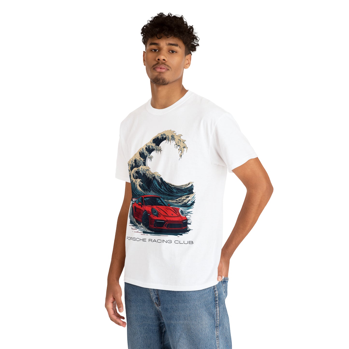 HOKUSAI WAVE Unisex Heavy Cotton Tee