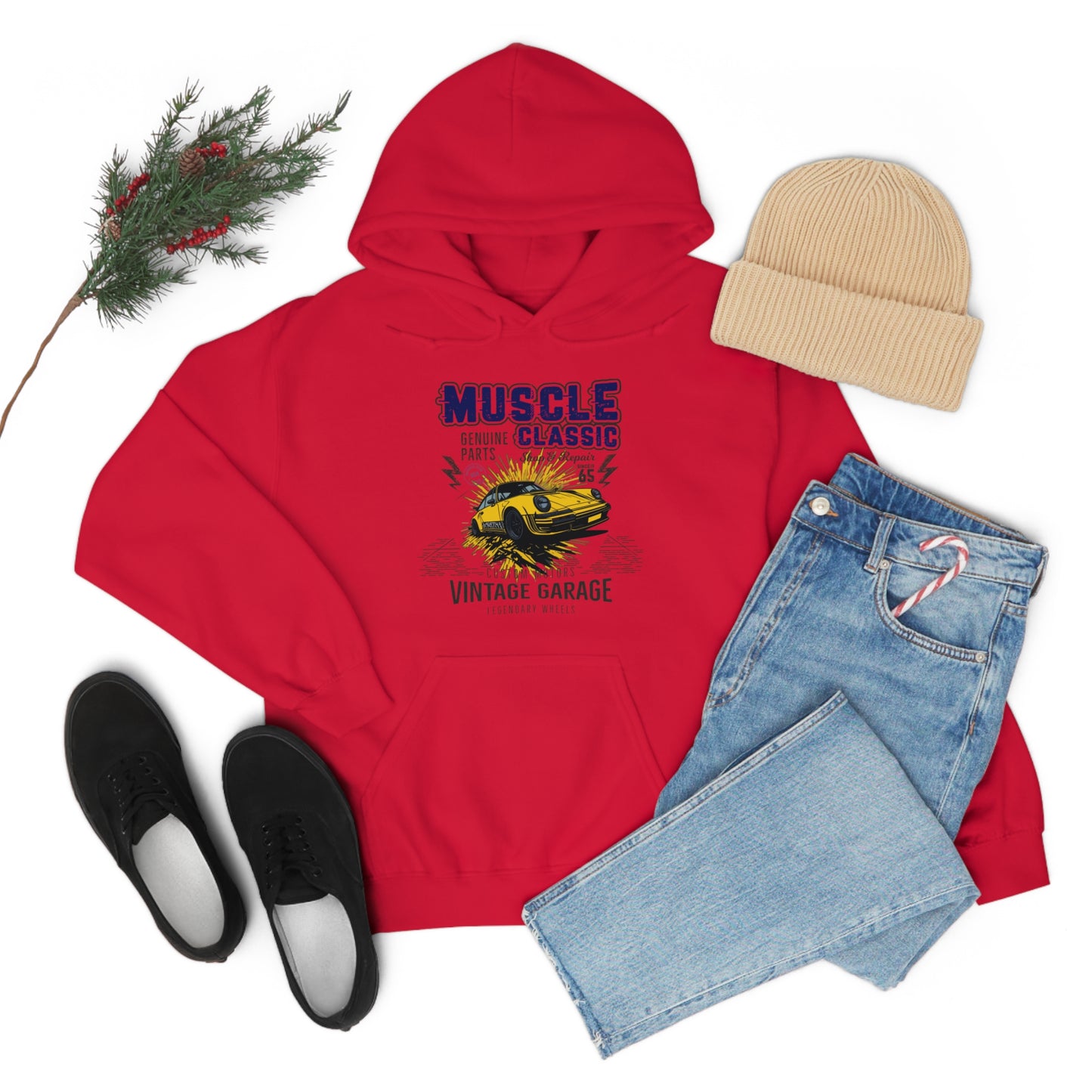 MUSCLE Unisex Heavy Blend™ Hooded Sweatshirt