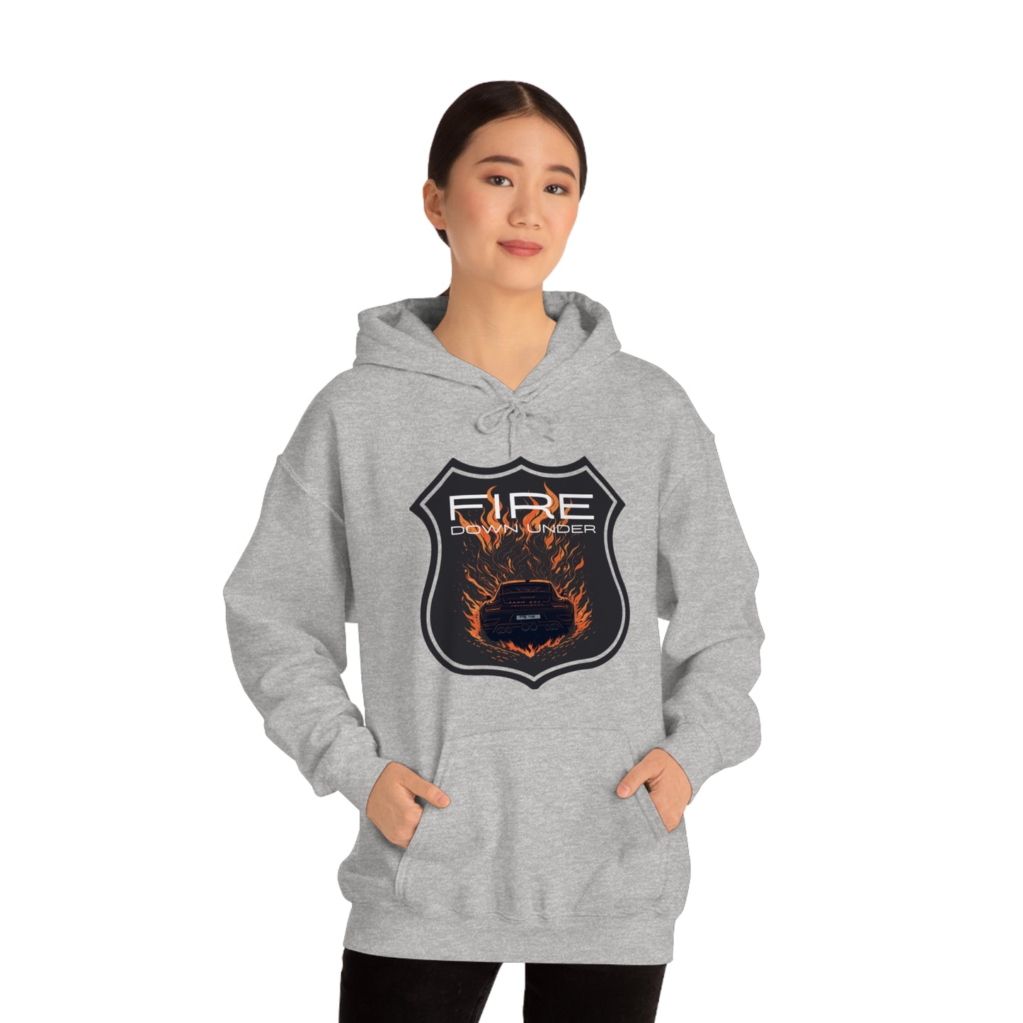 FIRE Unisex Heavy Blend™ Hooded Sweatshirt